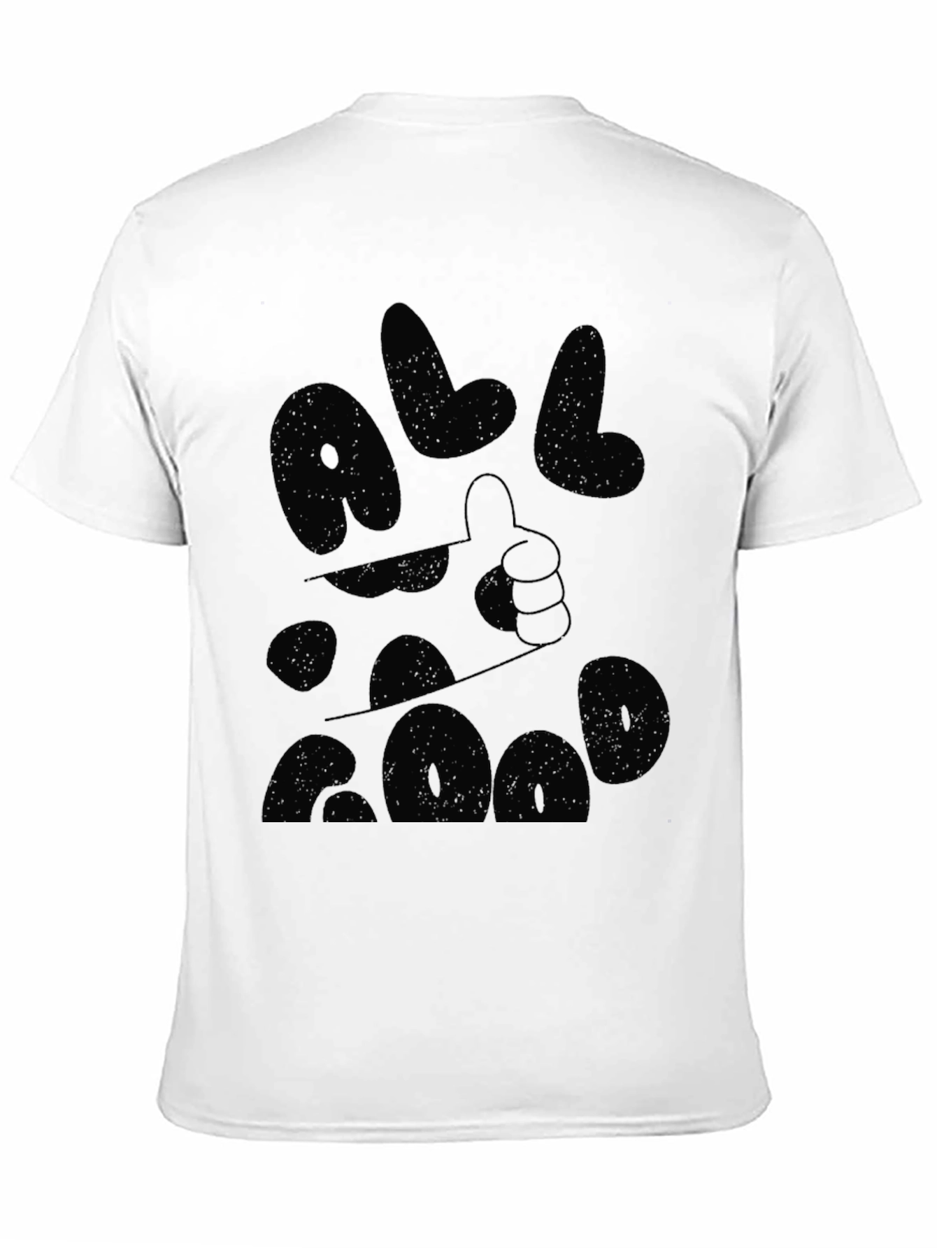All Good Graphic Tee - Black Casual Comfort