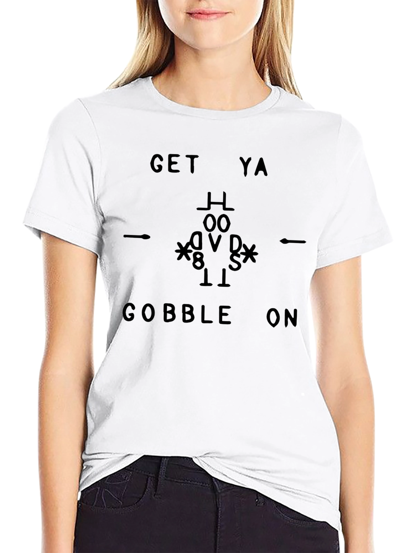Get Ya Gobble On T-Shirt Fun Thanksgiving Tee