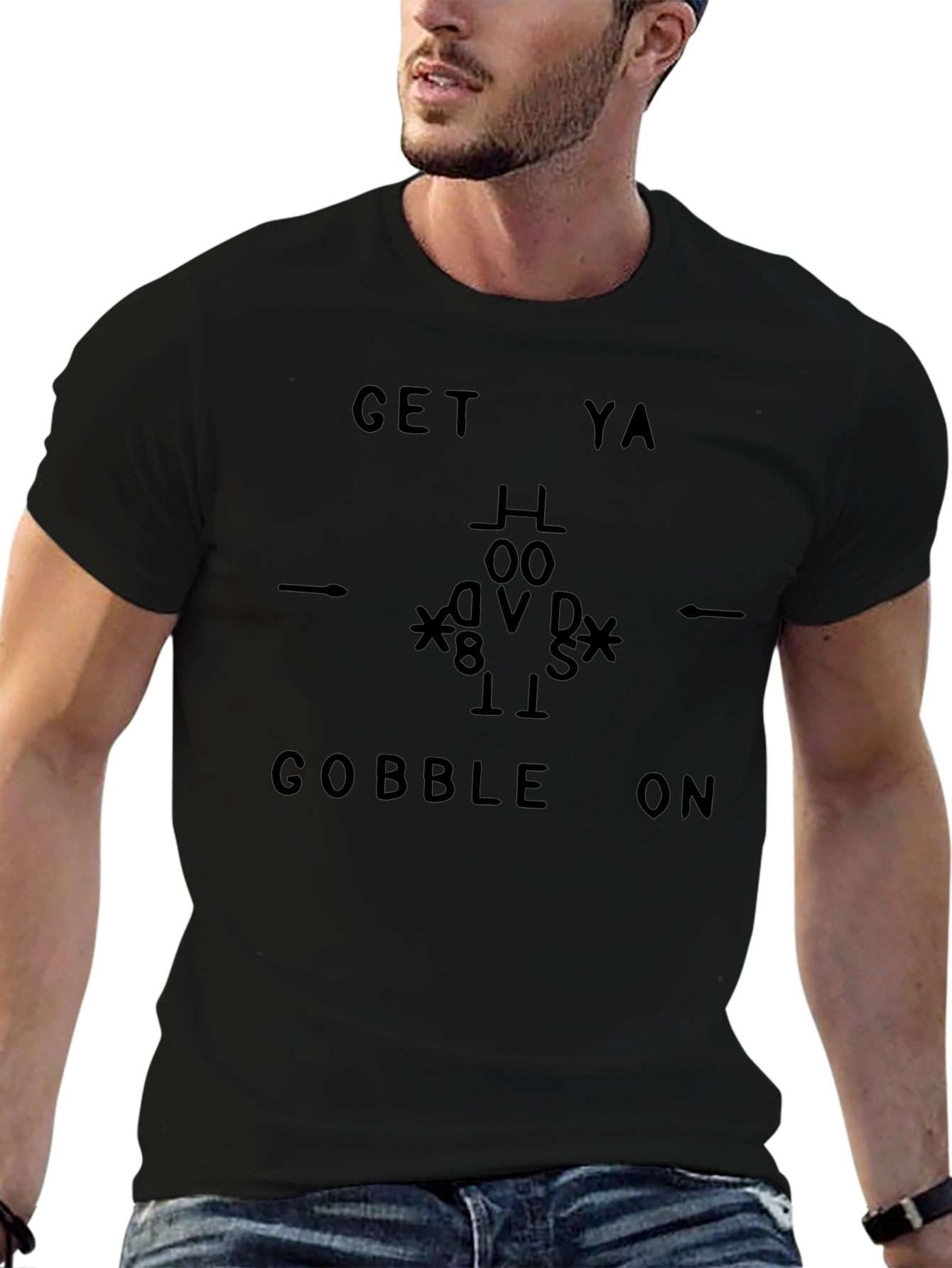 Get Ya Gobble On T-Shirt Fun Thanksgiving Tee