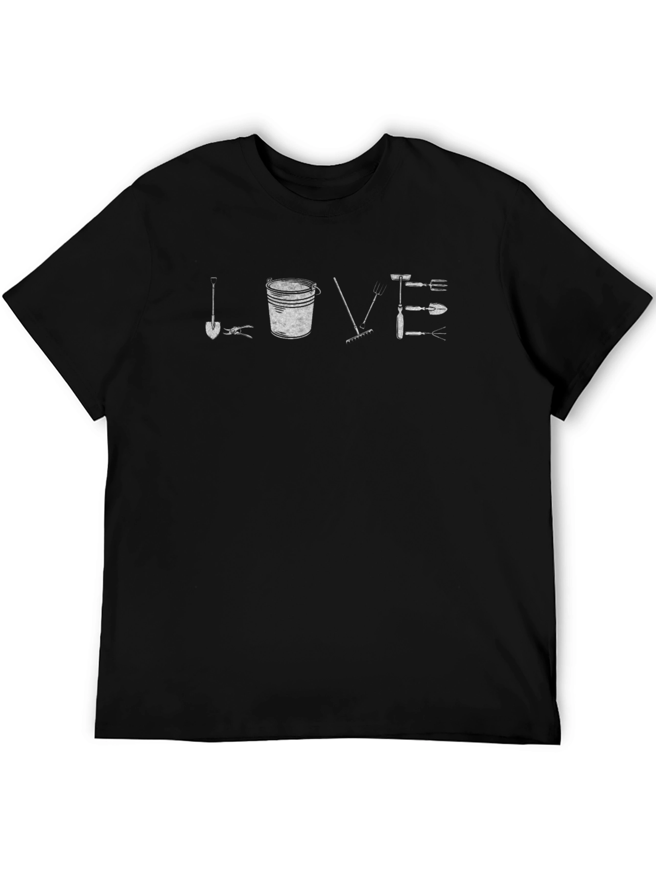 Gardening LOVE T-Shirt - Garden Tool Design