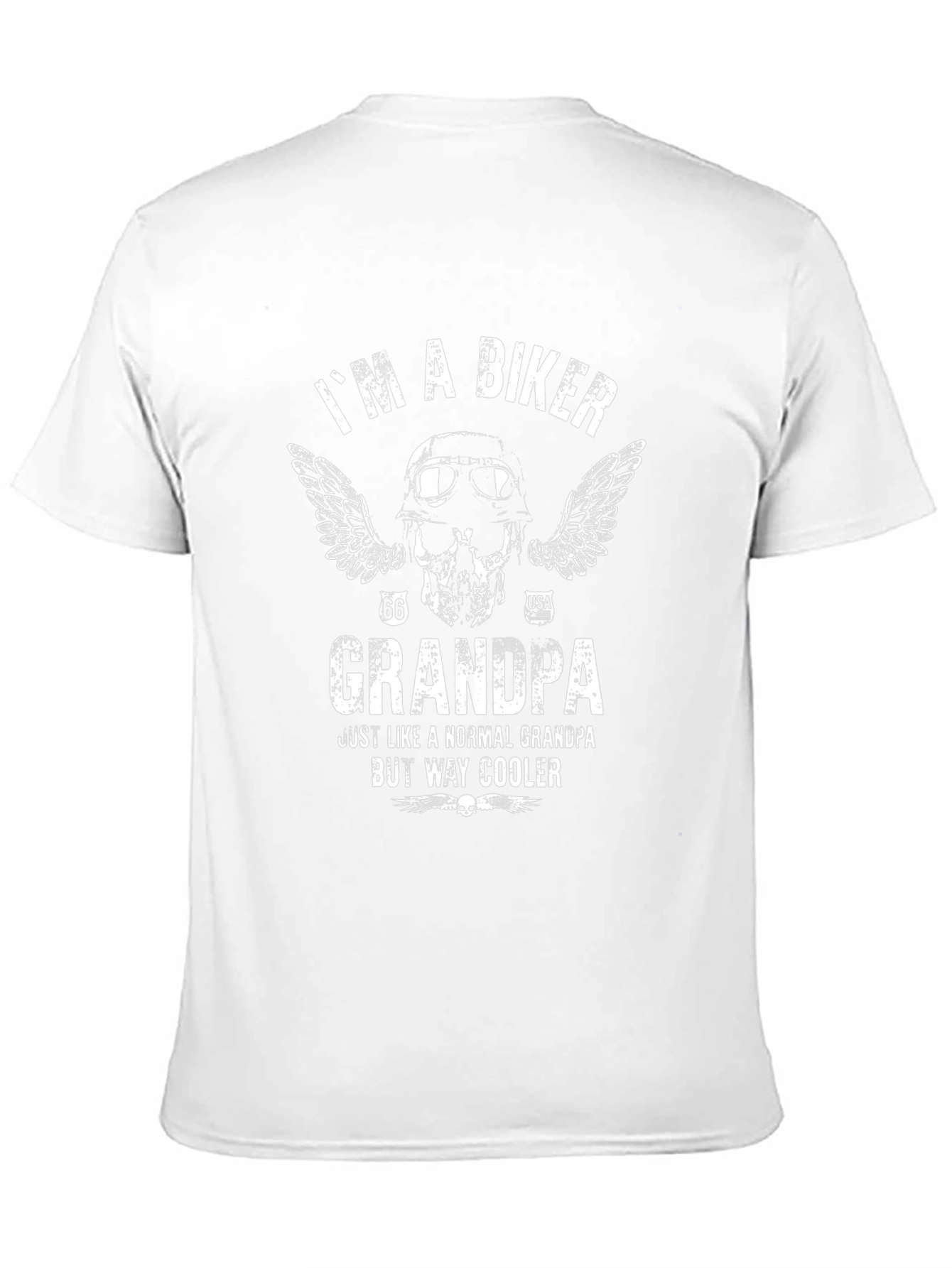 Biker Grandpa T-Shirt - Way Cooler Than Normal!