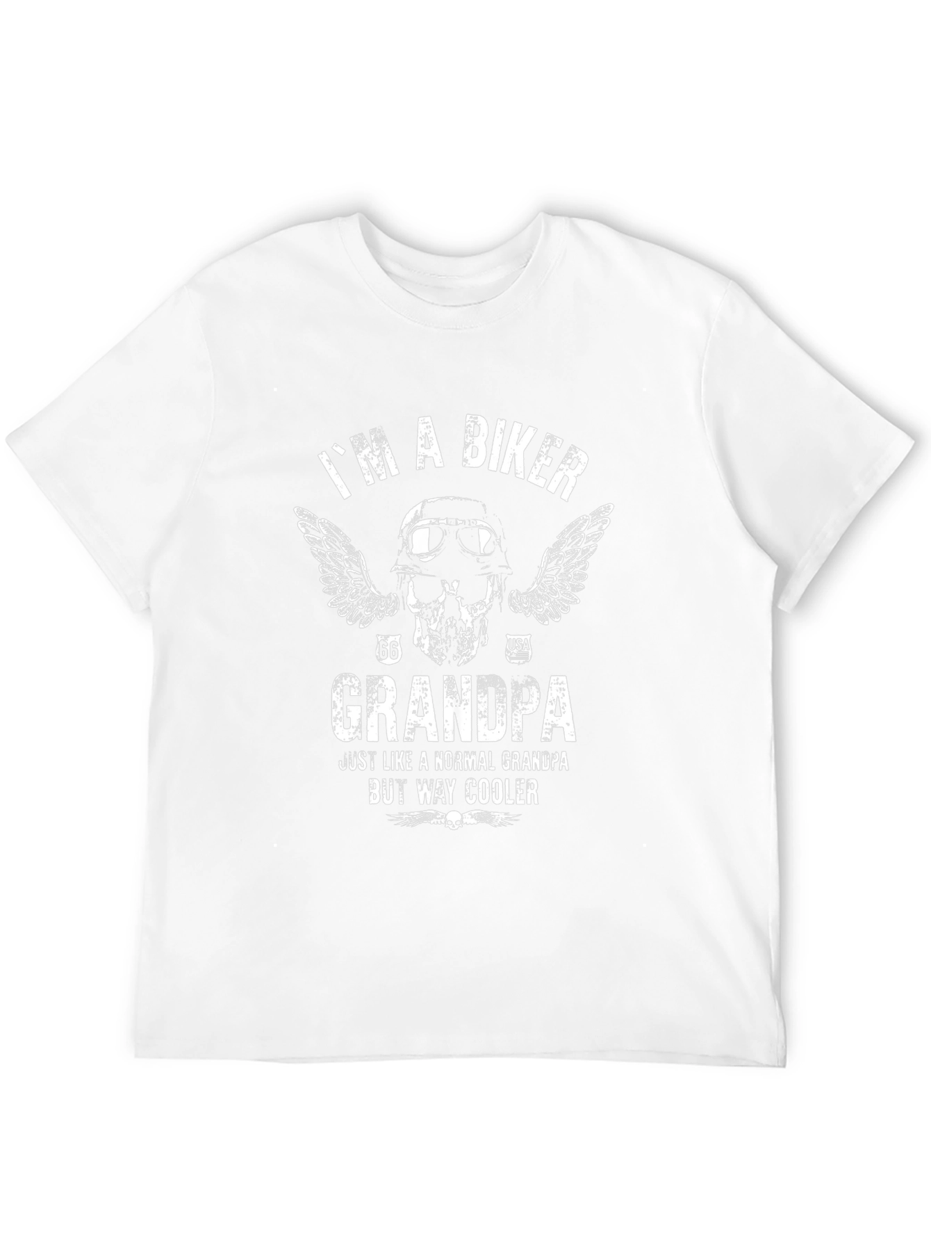 Biker Grandpa T-Shirt - Way Cooler Than Normal!