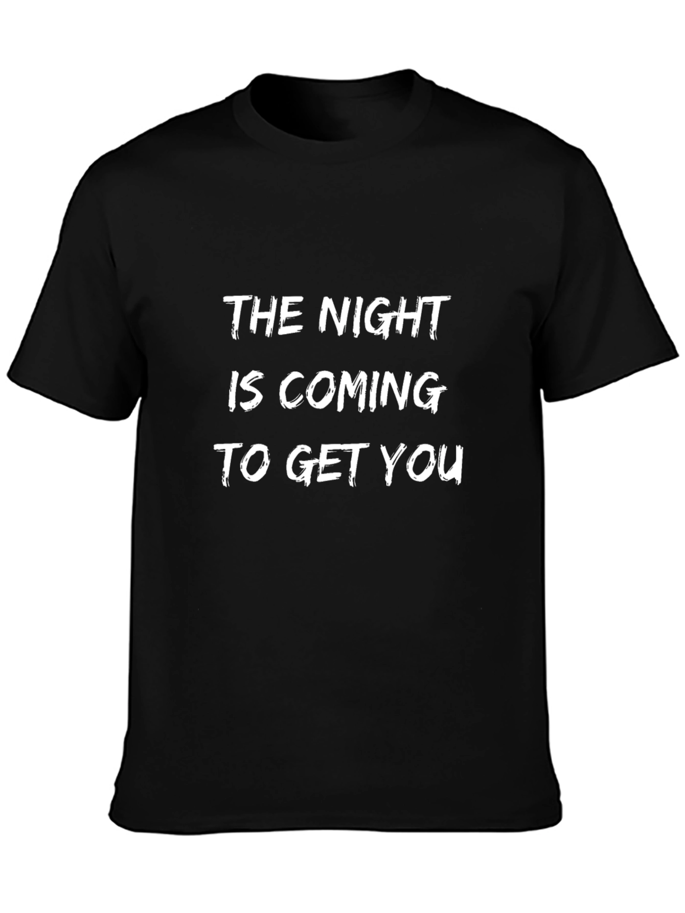 Night is Coming Graphic T-Shirt - Black