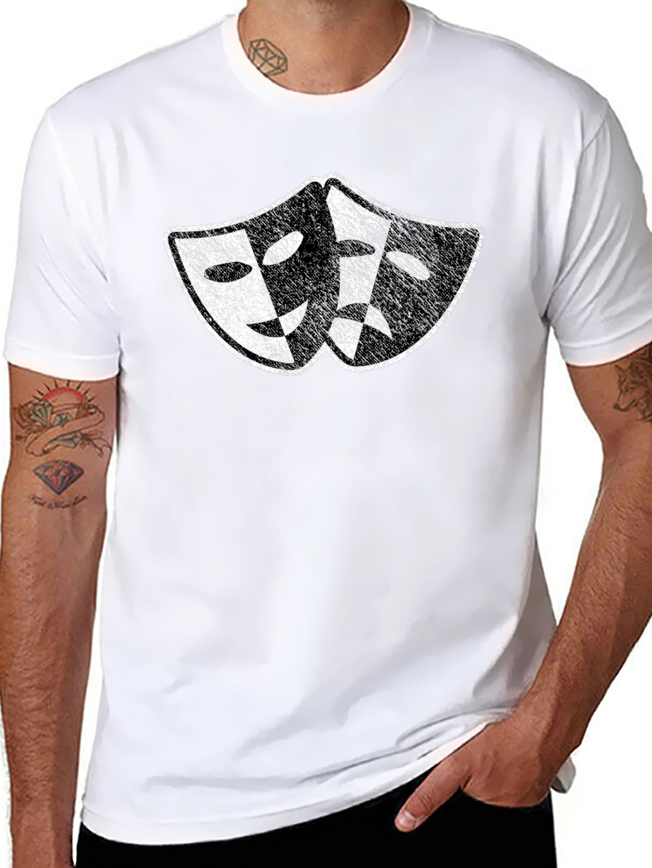 Comedy Tragedy Drama Masks T-Shirt