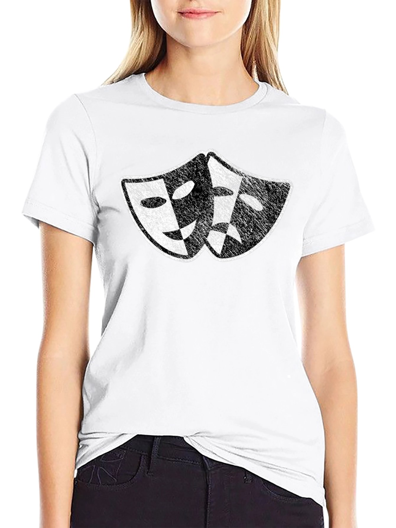 Comedy Tragedy Drama Masks T-Shirt