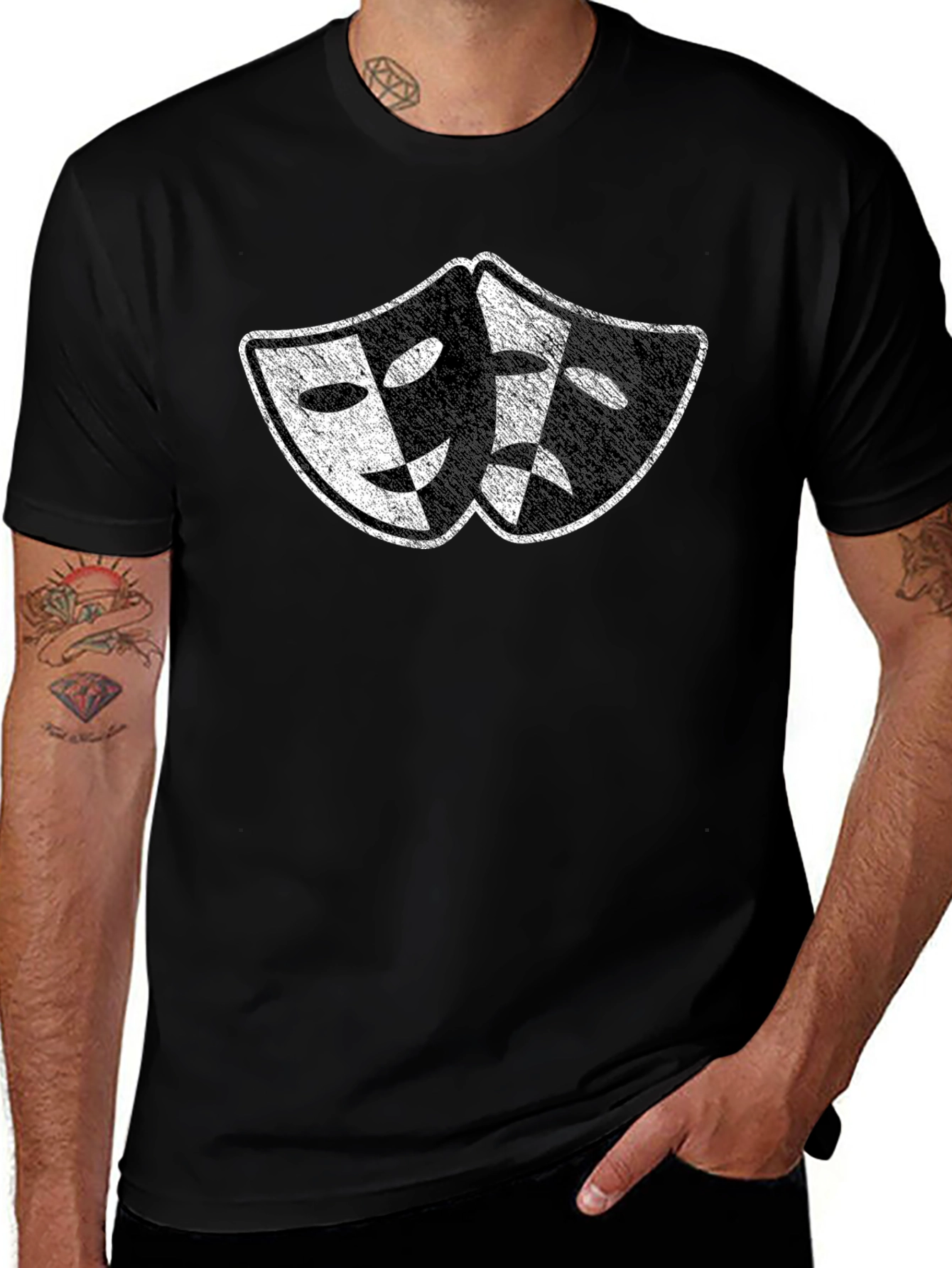 Comedy Tragedy Drama Masks T-Shirt