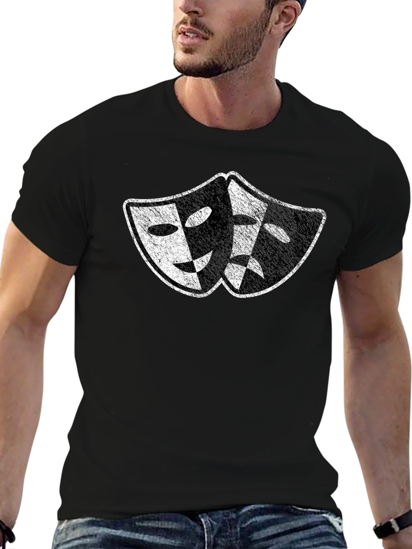 Comedy Tragedy Drama Masks T-Shirt