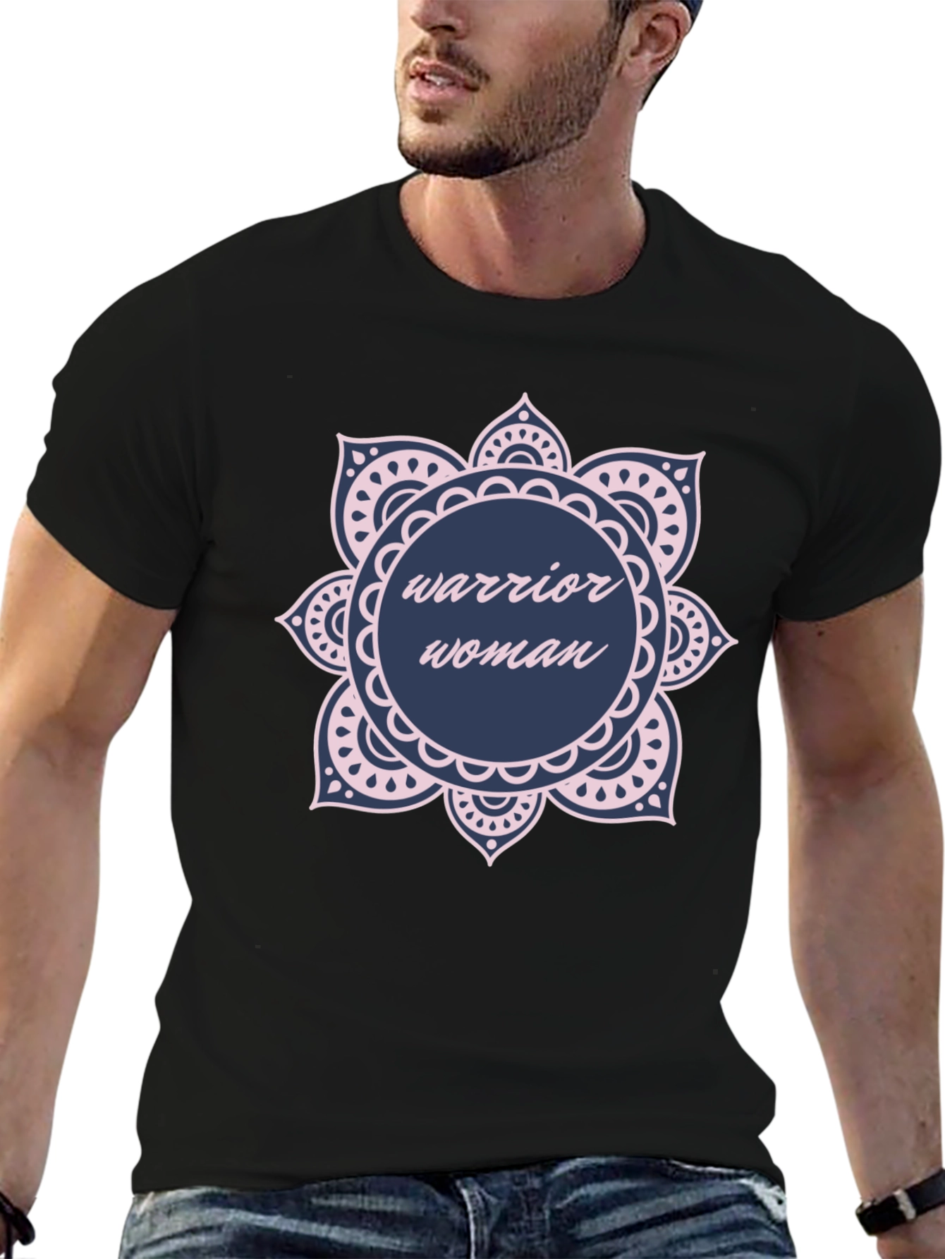 Warrior Woman Lotus Graphic Tee
