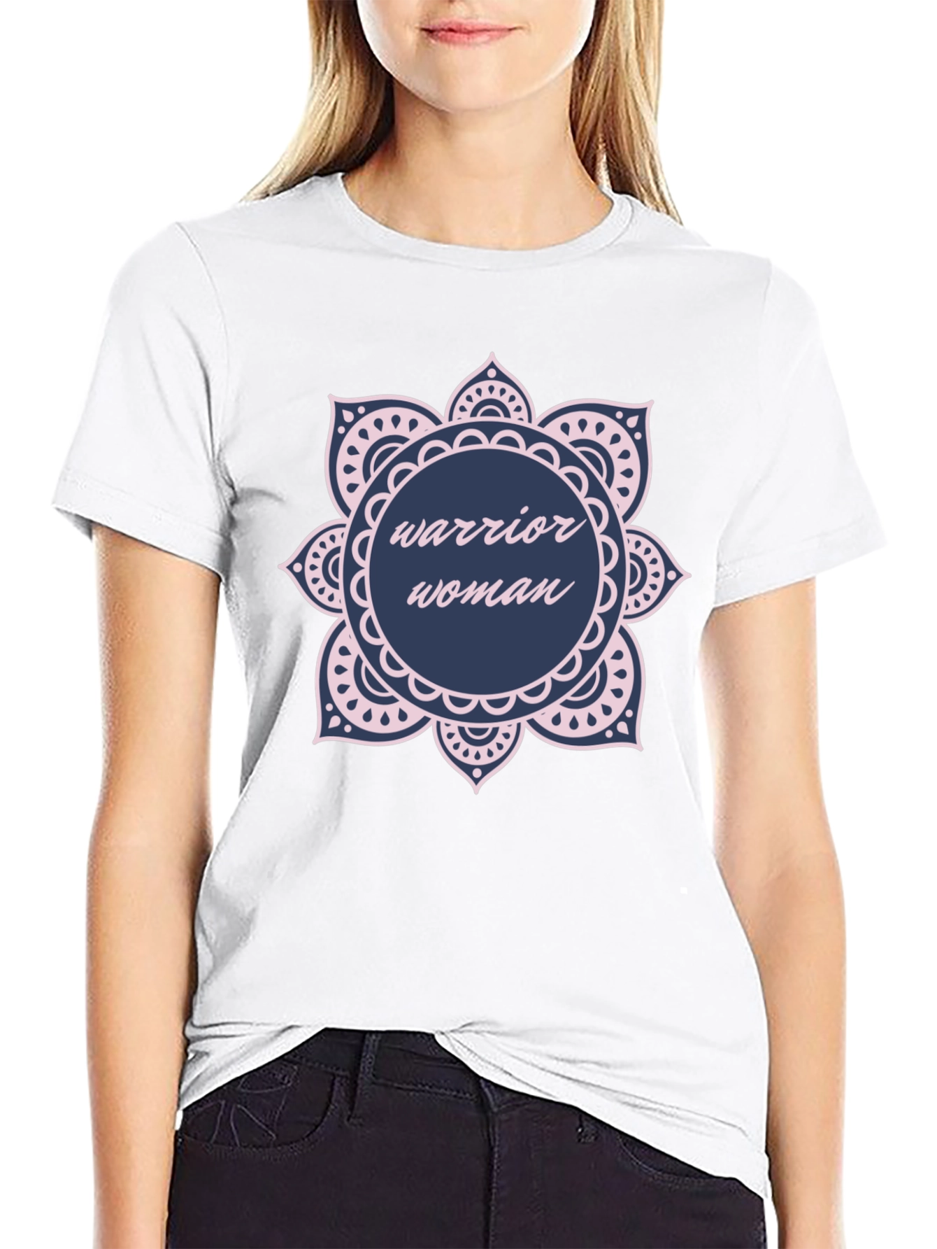 Warrior Woman Lotus Graphic Tee
