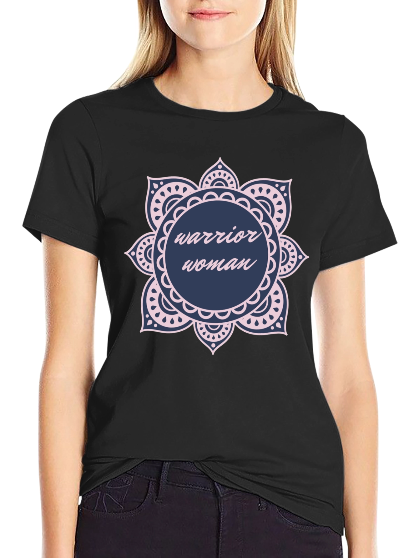 Warrior Woman Lotus Graphic Tee