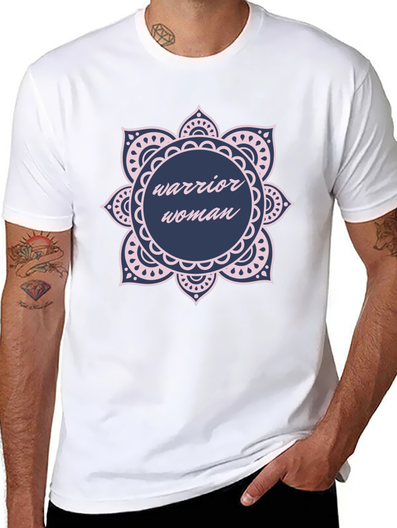 Warrior Woman Lotus Graphic Tee
