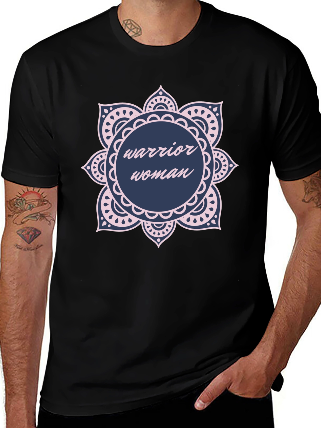 Warrior Woman Lotus Graphic Tee