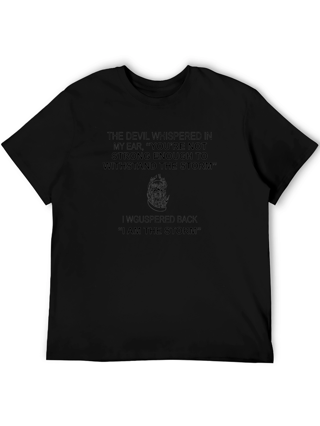 The Storm T-Shirt: Devil Whisper Graphic Tee
