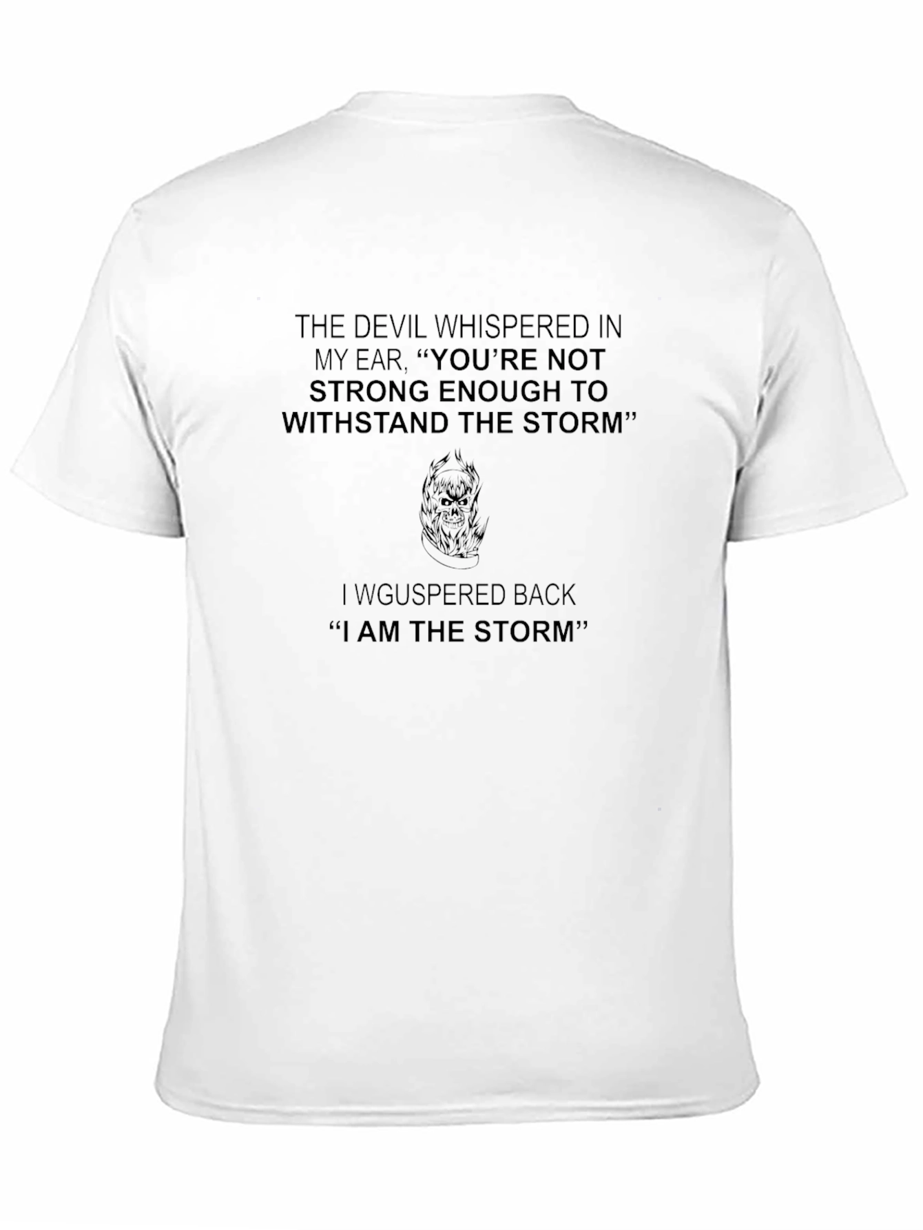 The Storm T-Shirt: Devil Whisper Graphic Tee
