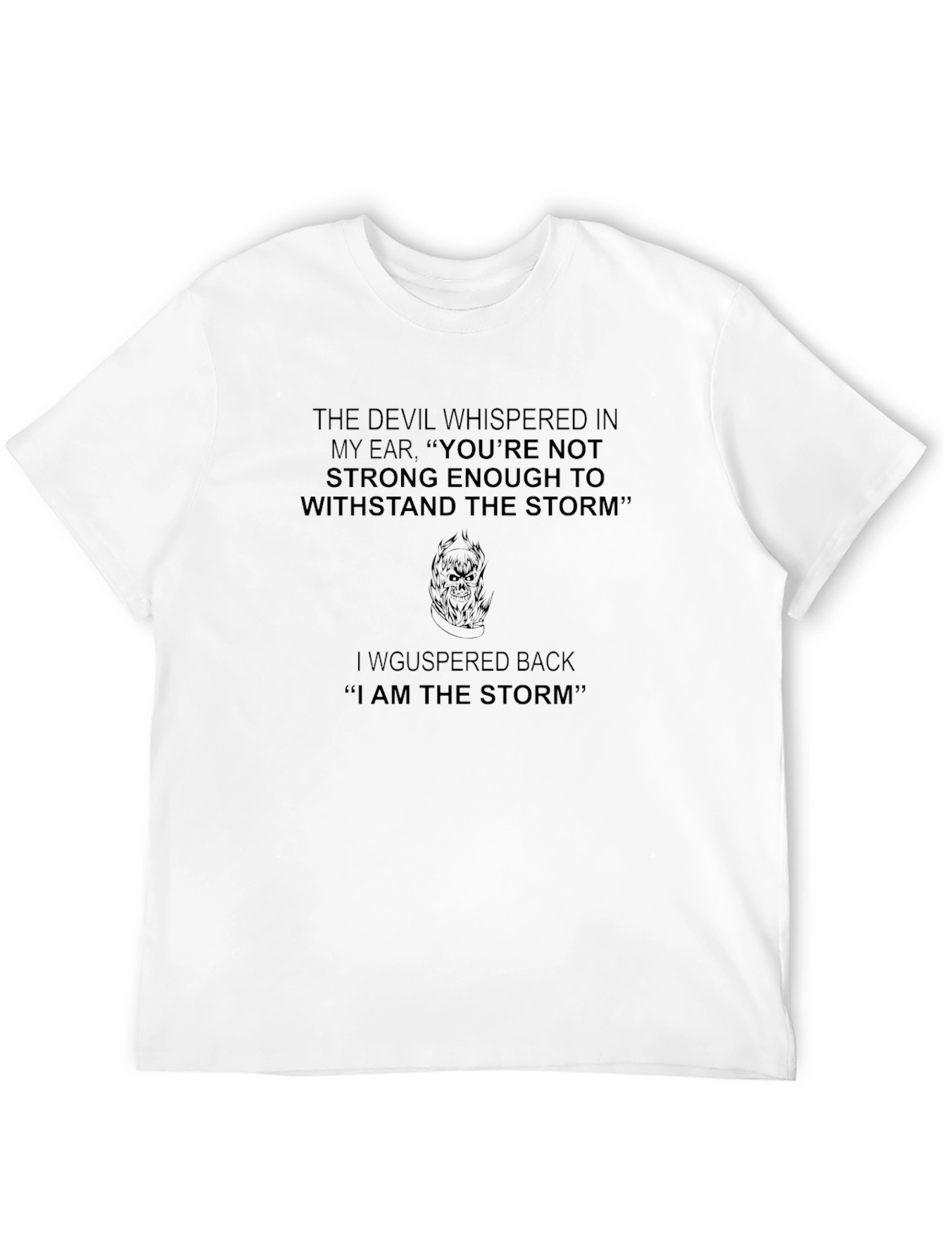 The Storm T-Shirt: Devil Whisper Graphic Tee