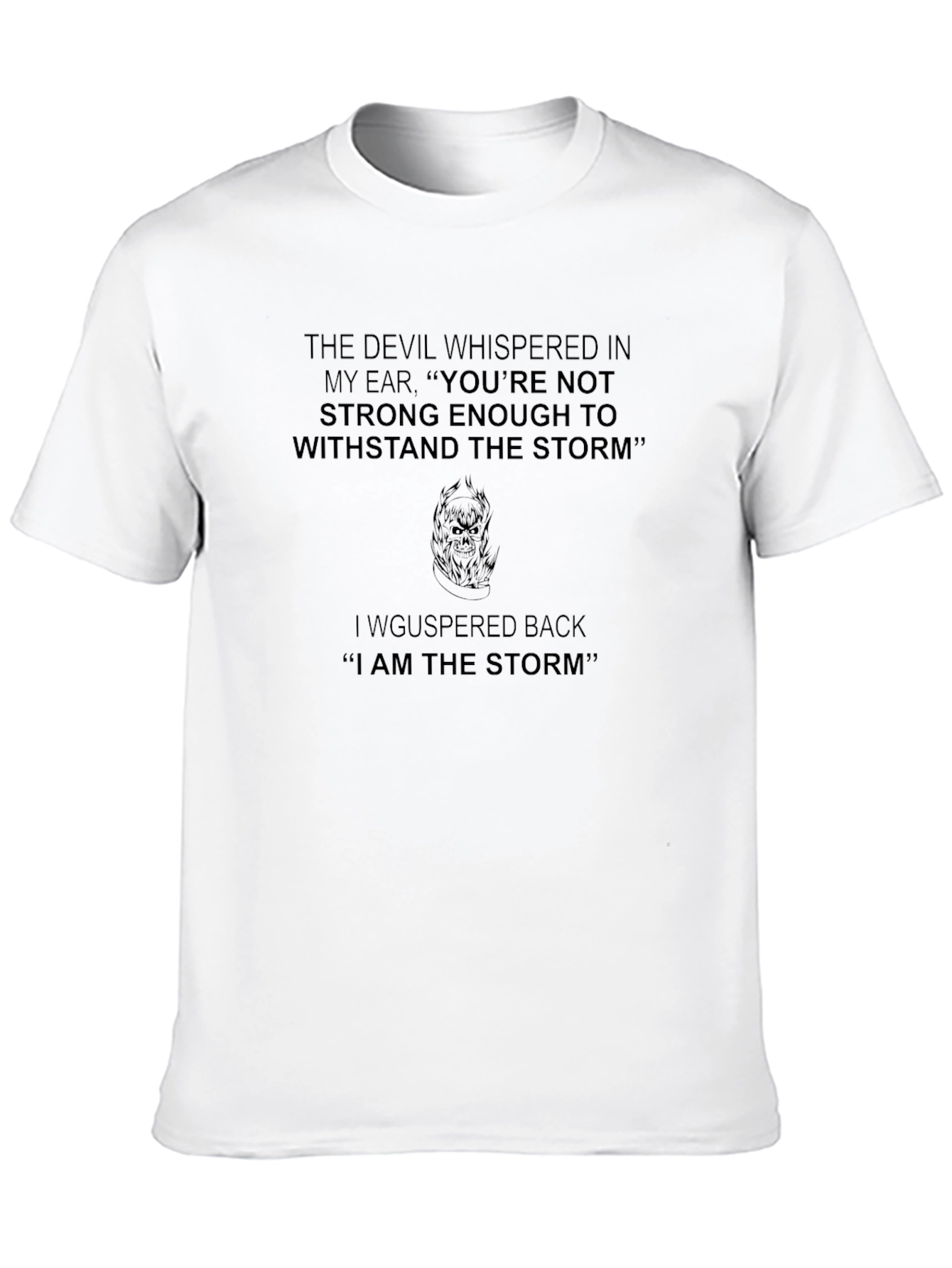 The Storm T-Shirt: Devil Whisper Graphic Tee