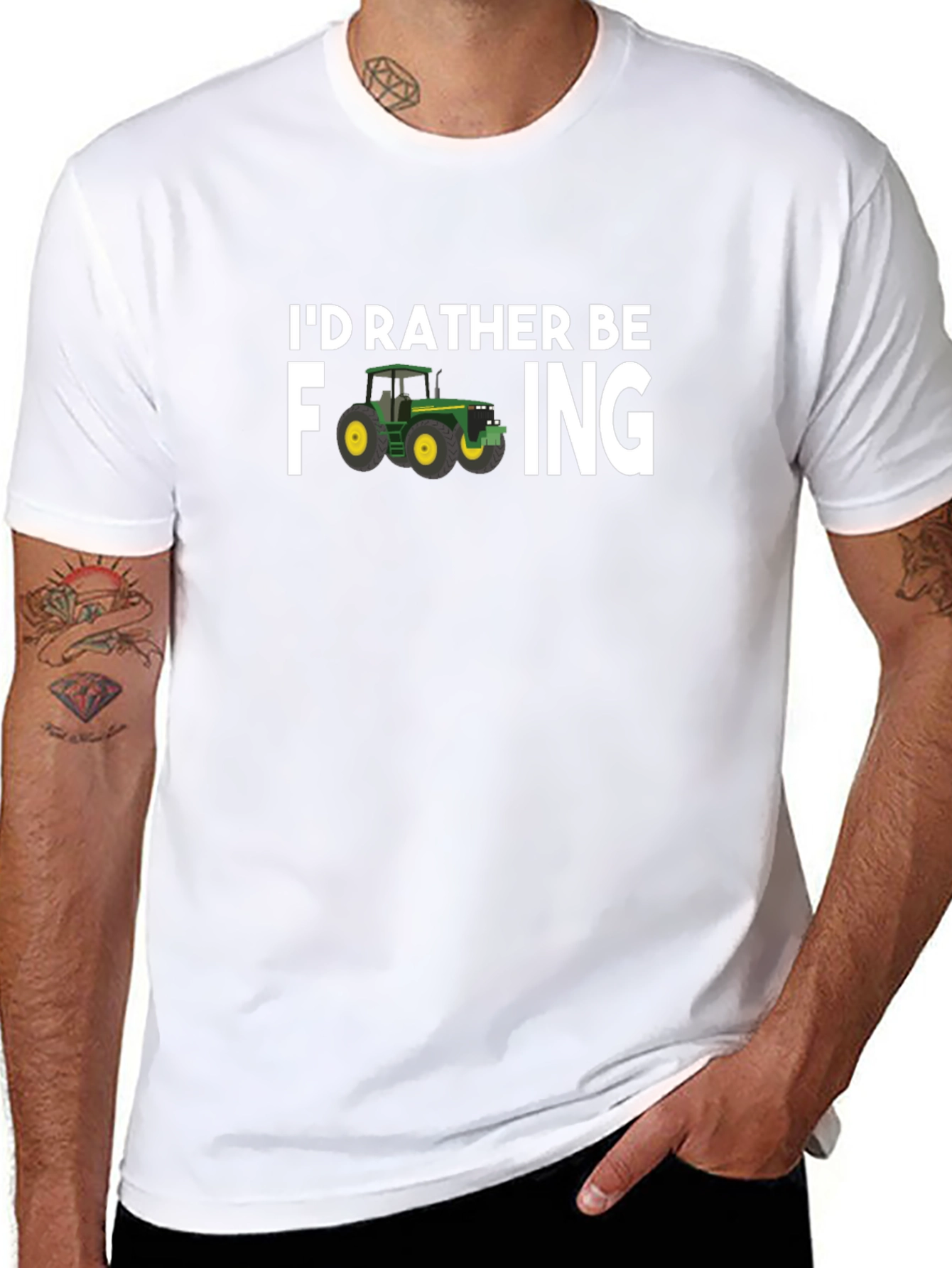 Id Rather Be Farming T-Shirt