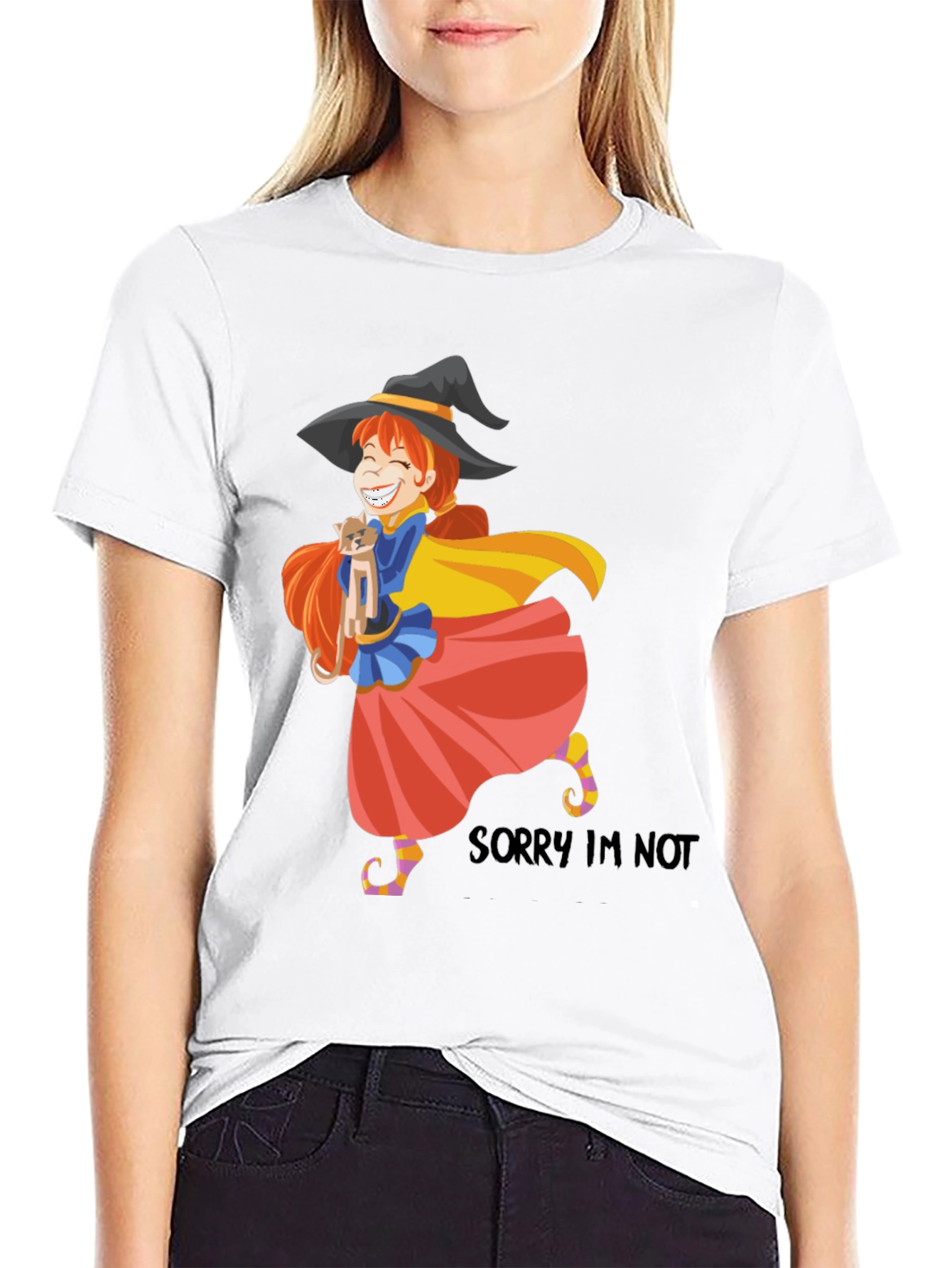 Witch Graphic Tee - Sorry Im Not