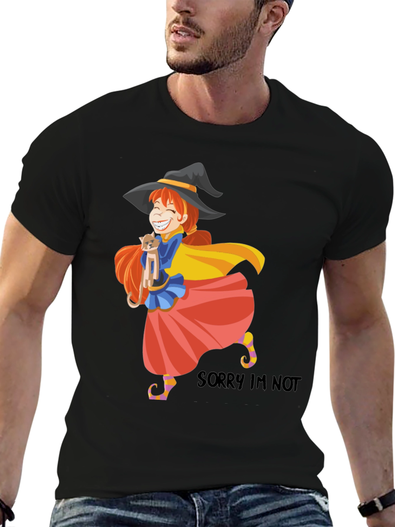 Witch Graphic Tee - Sorry Im Not