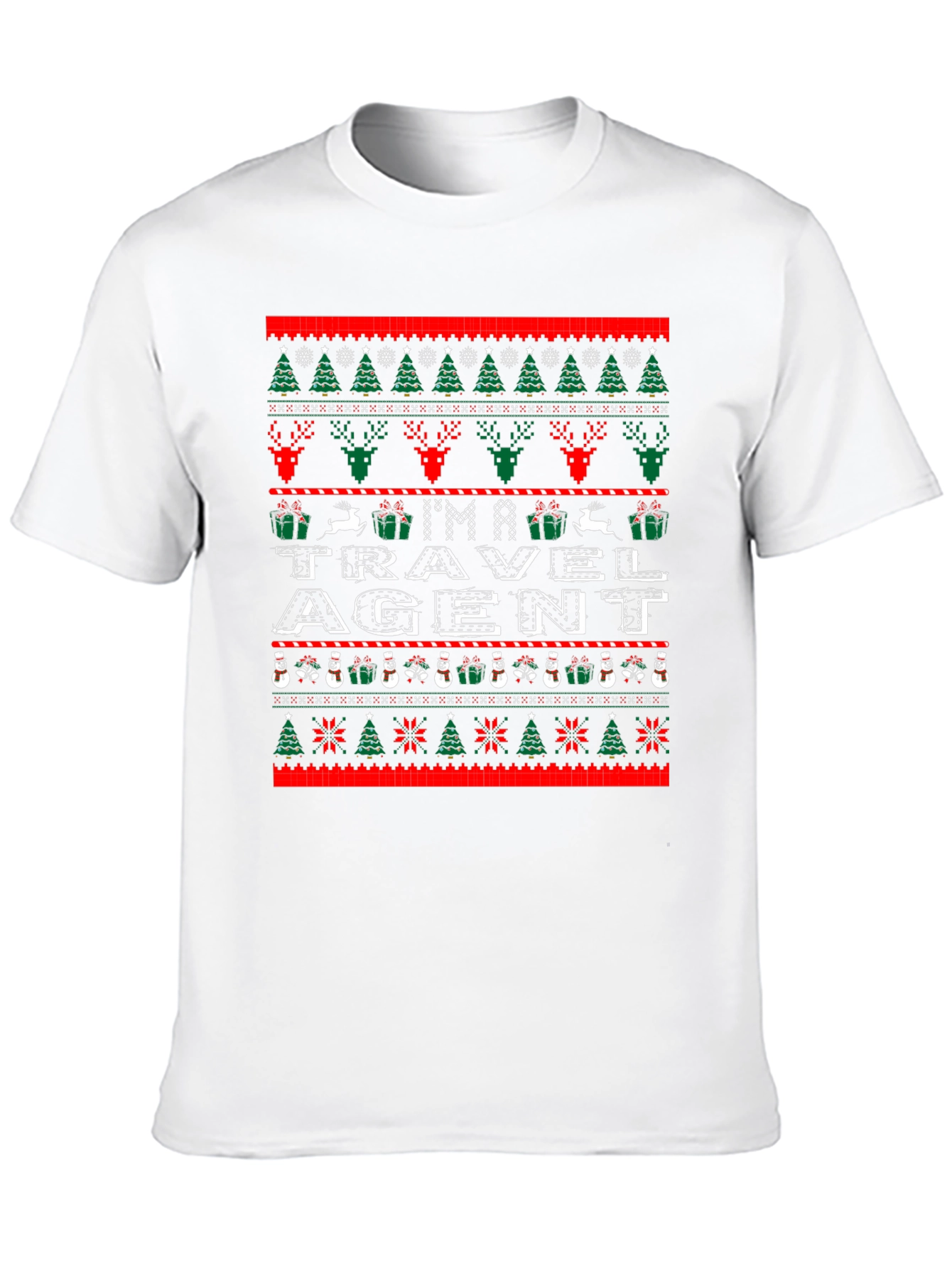 Im a Travel Agent Ugly Christmas Sweater T-Shirt