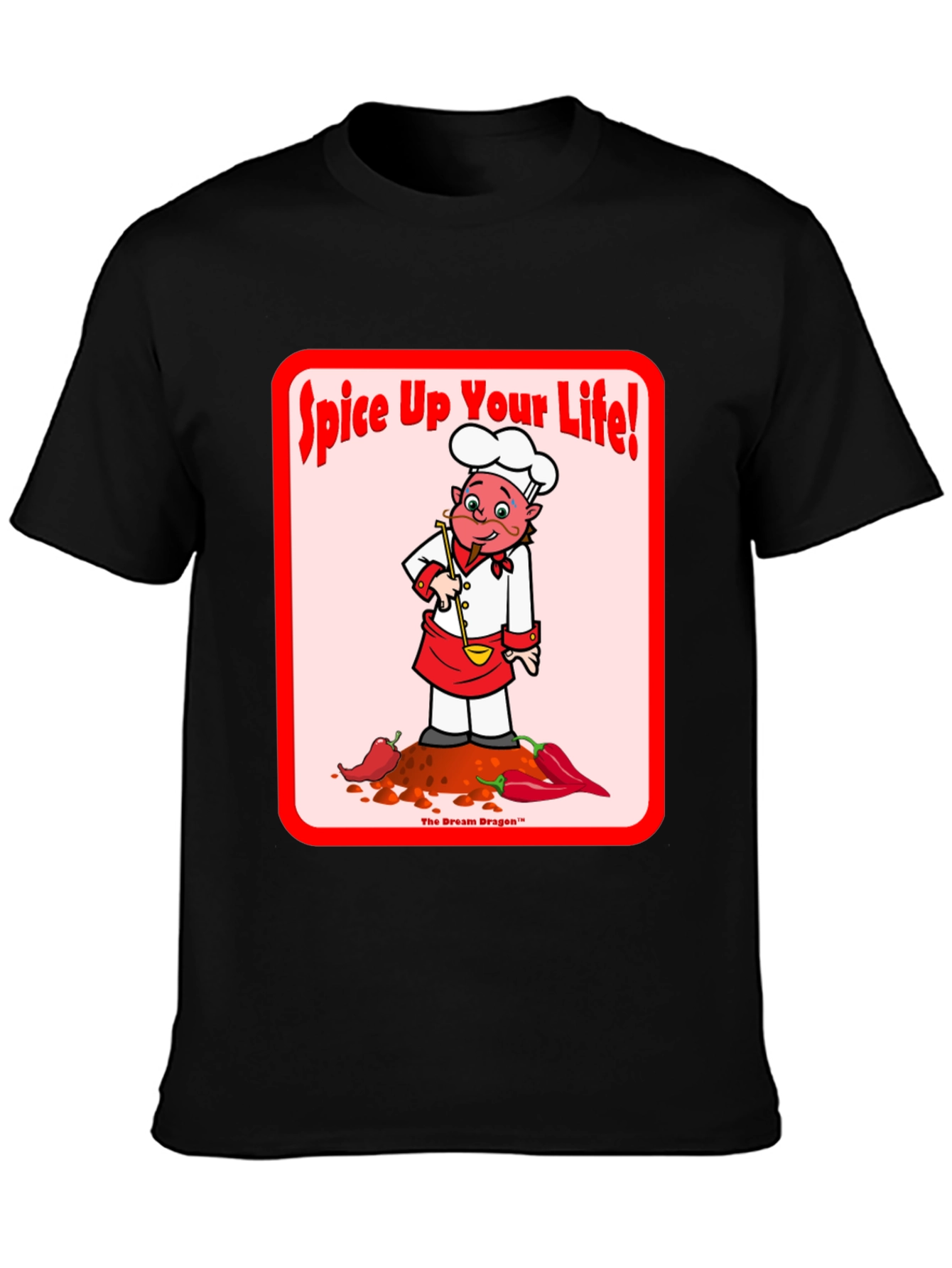 Spice Up Your Life T-Shirt Chef Cartoon Tee