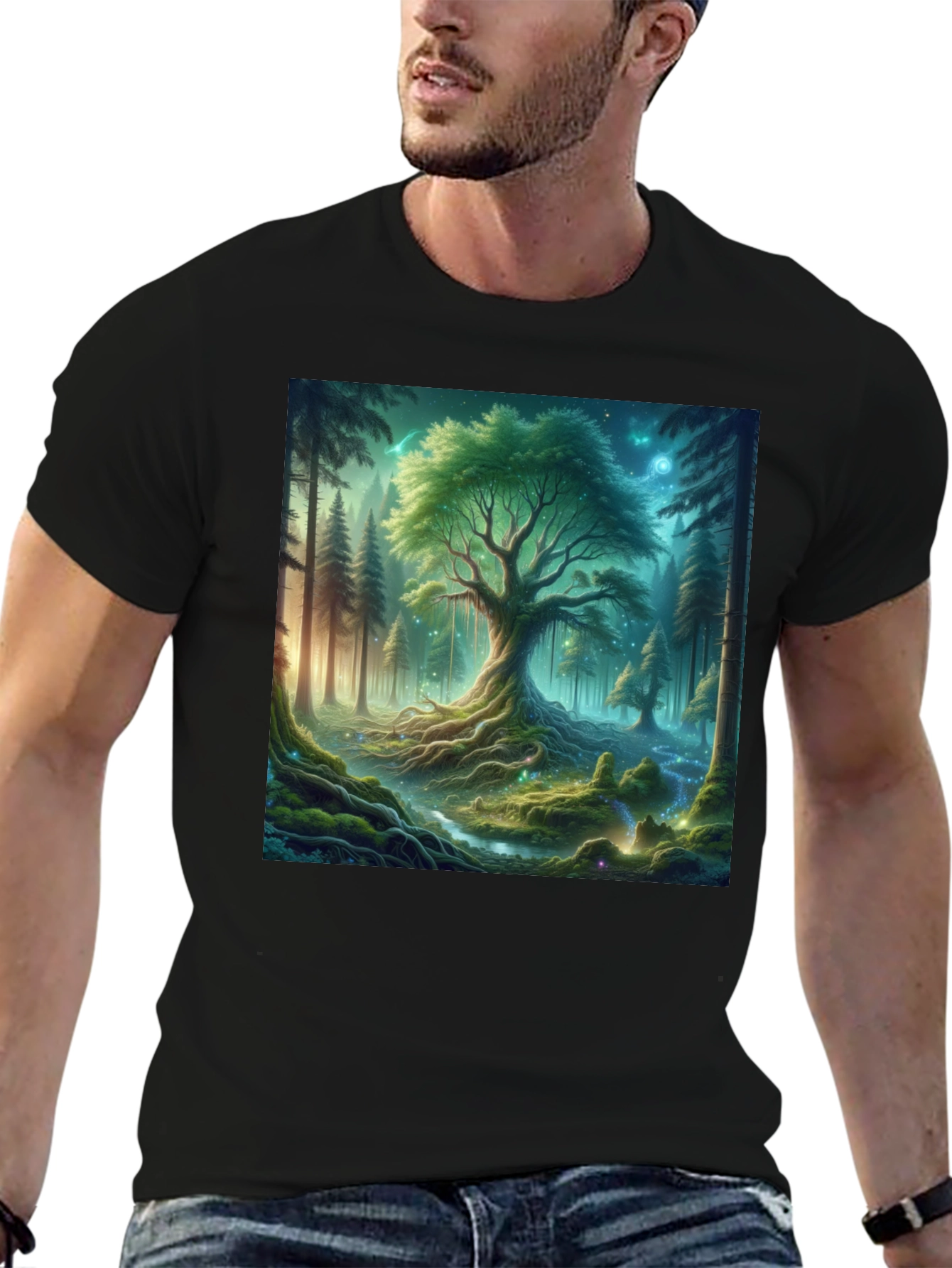 Mystical Forest Graphic T-Shirt