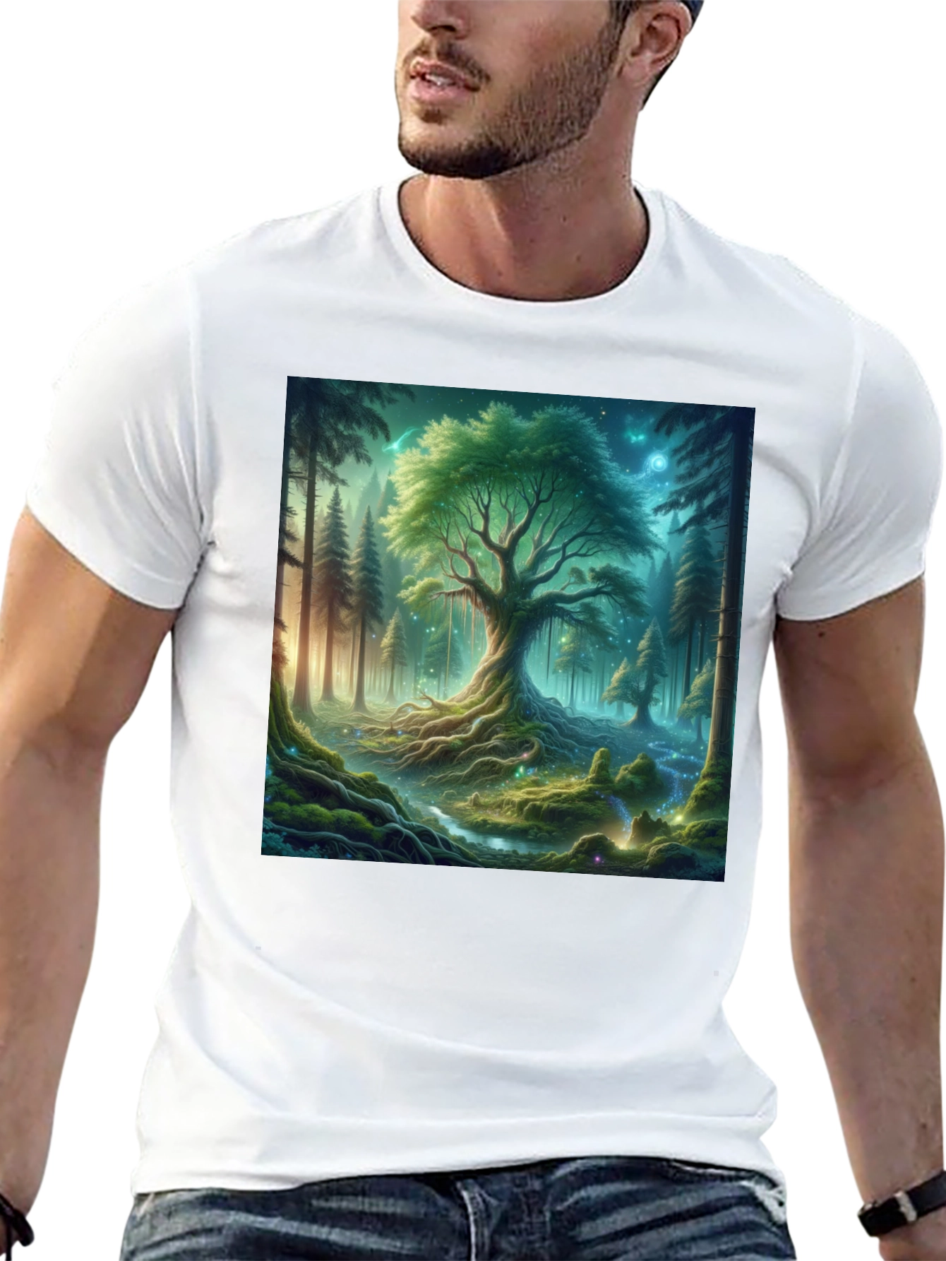 Mystical Forest Graphic T-Shirt