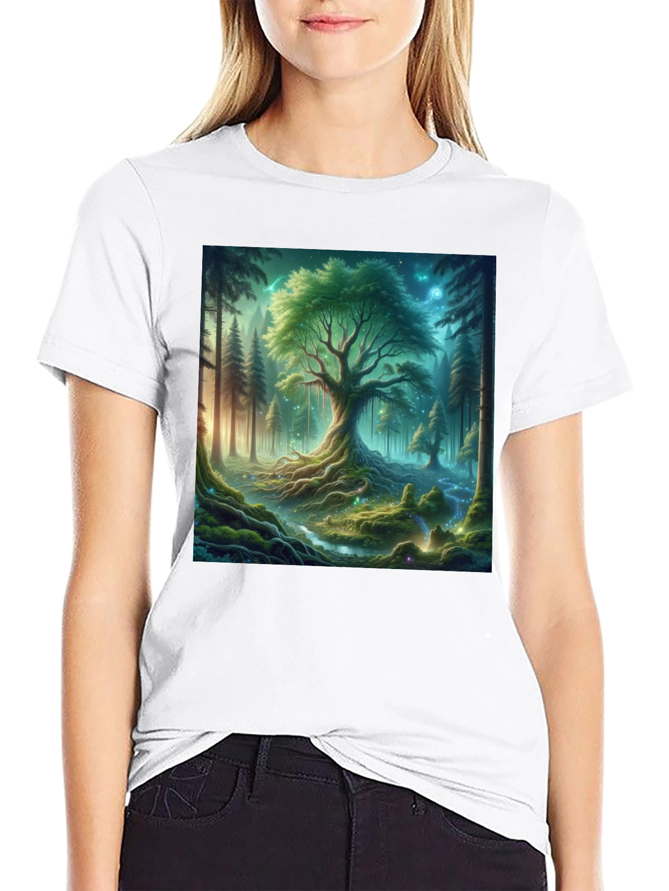 Mystical Forest Graphic T-Shirt