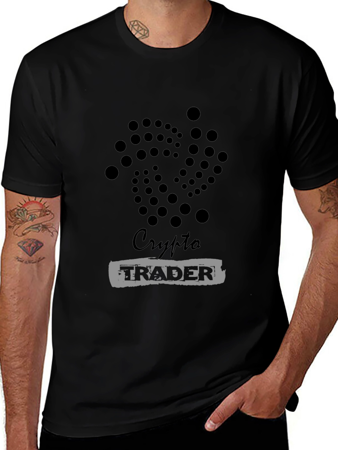 Crypto Trader T-Shirt - IOTA Inspired Design
