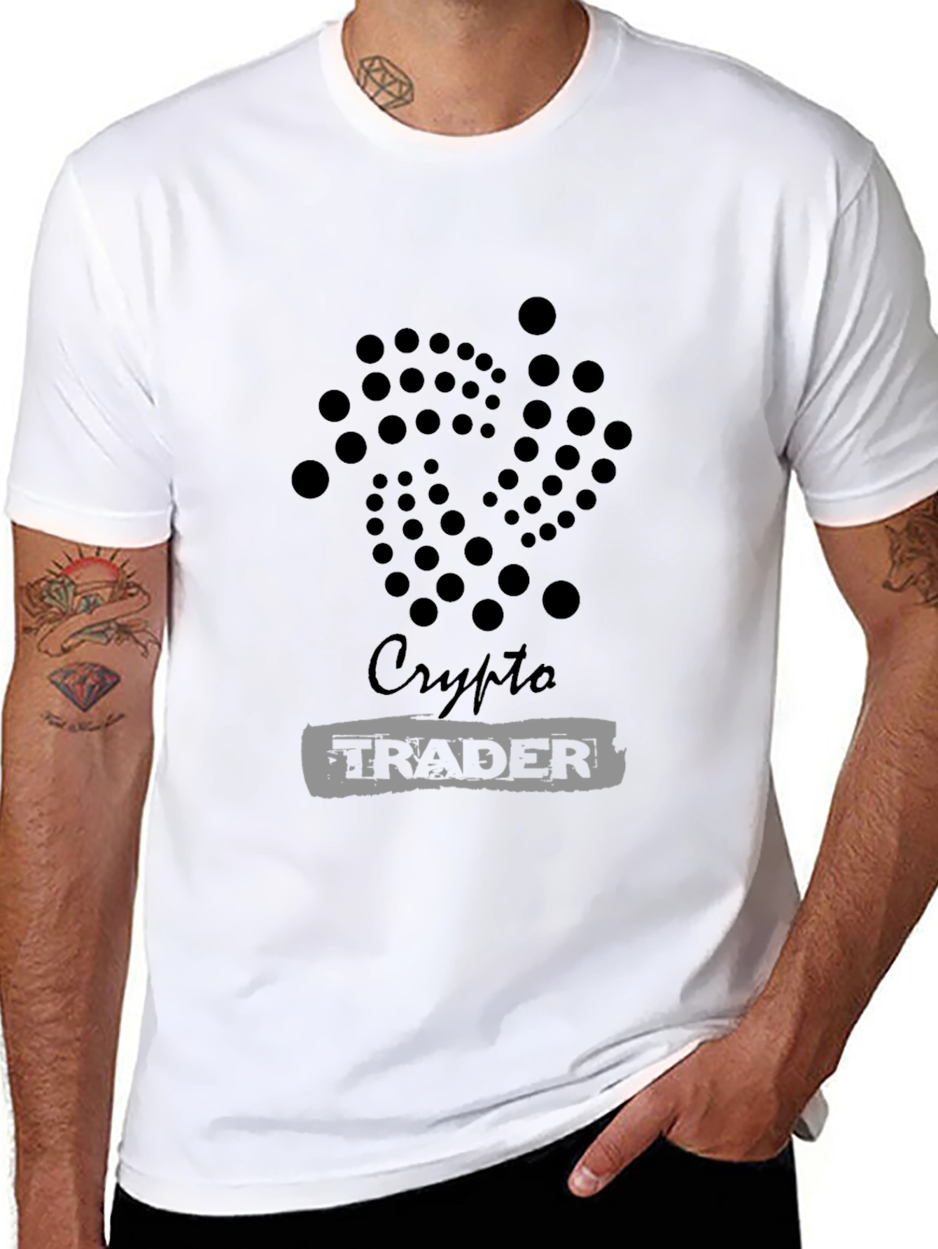 Crypto Trader T-Shirt - IOTA Inspired Design