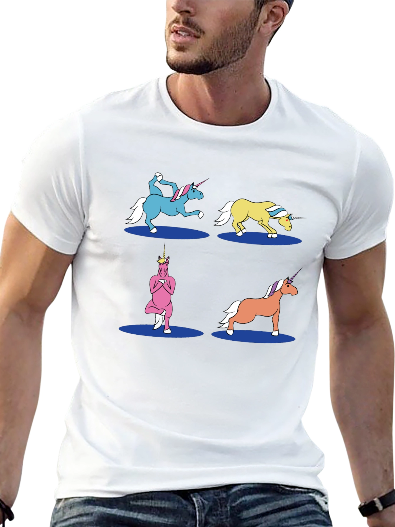 Unicorn Yoga Graphic Tee