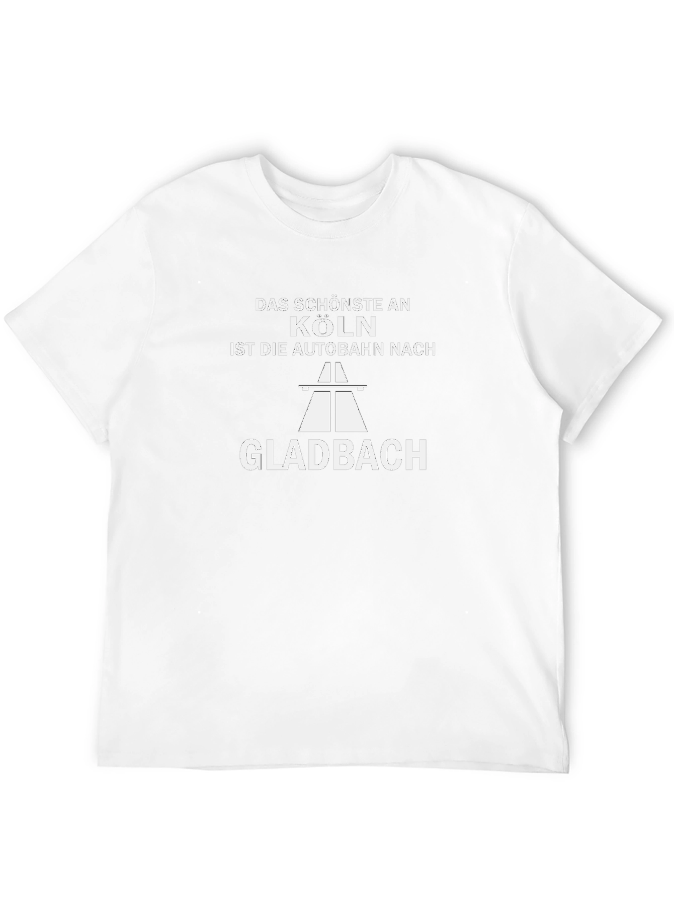 Cologne to Gladbach Road Trip Humor T-Shirt