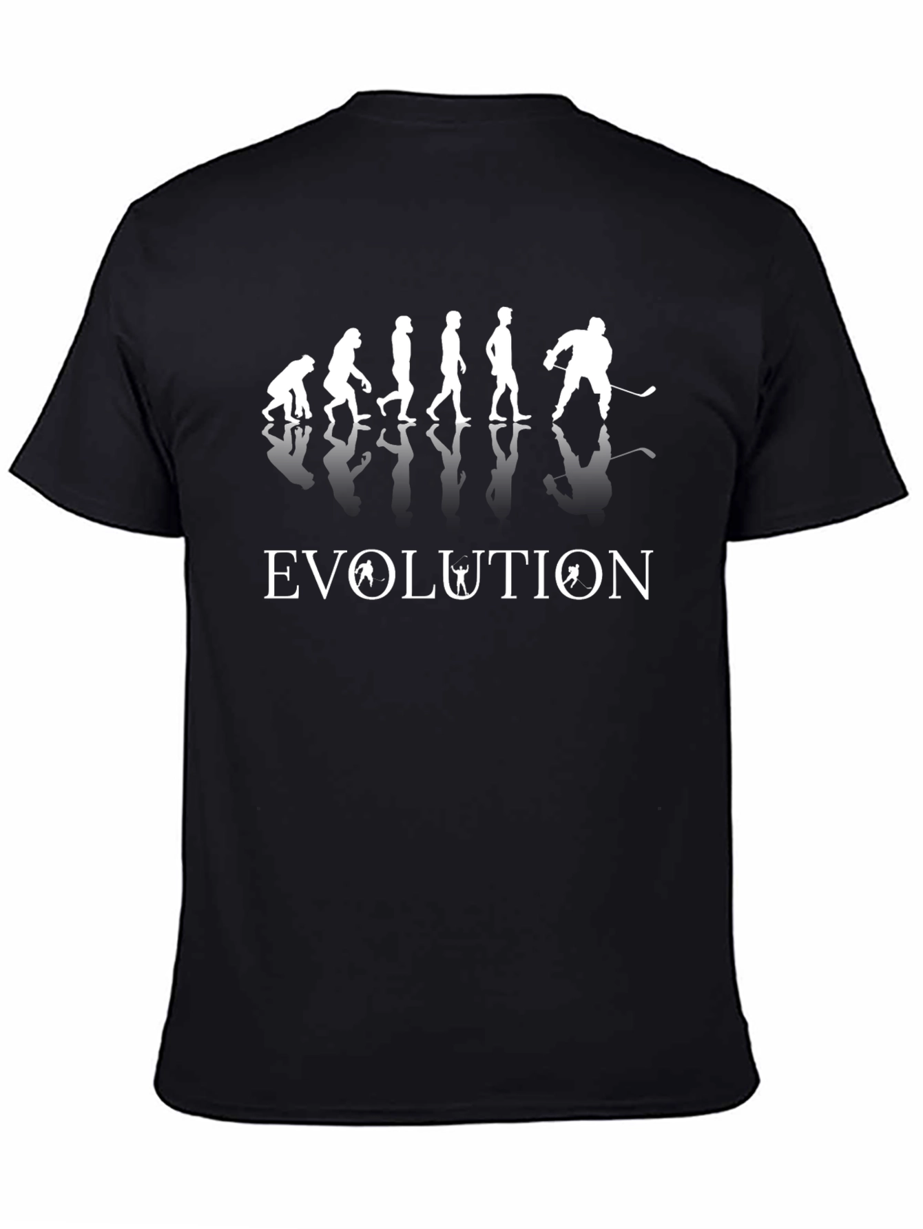 Hockey Evolution T-Shirt - Black Tee