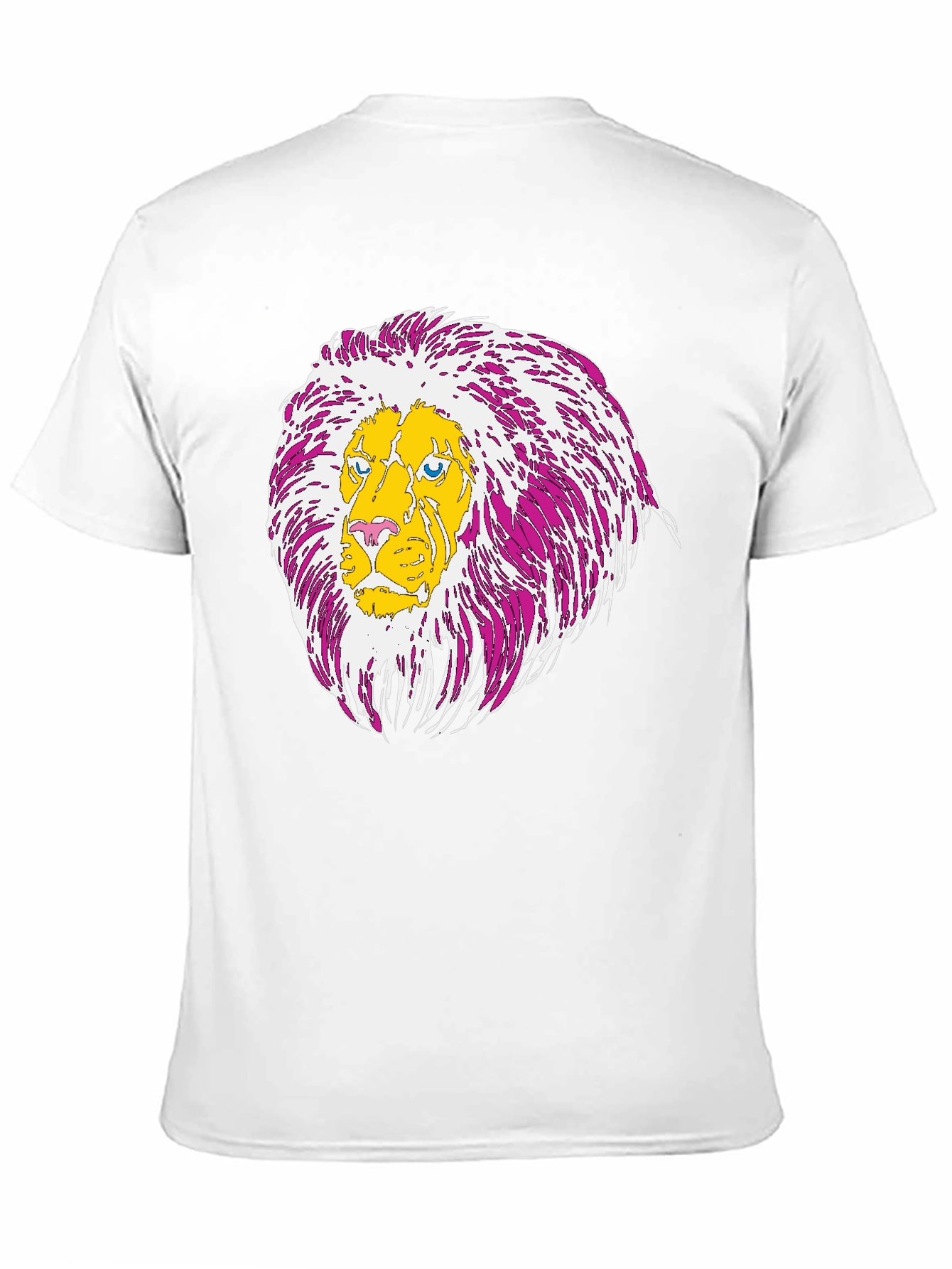 Lion Graphic Print Tee - Casual Style