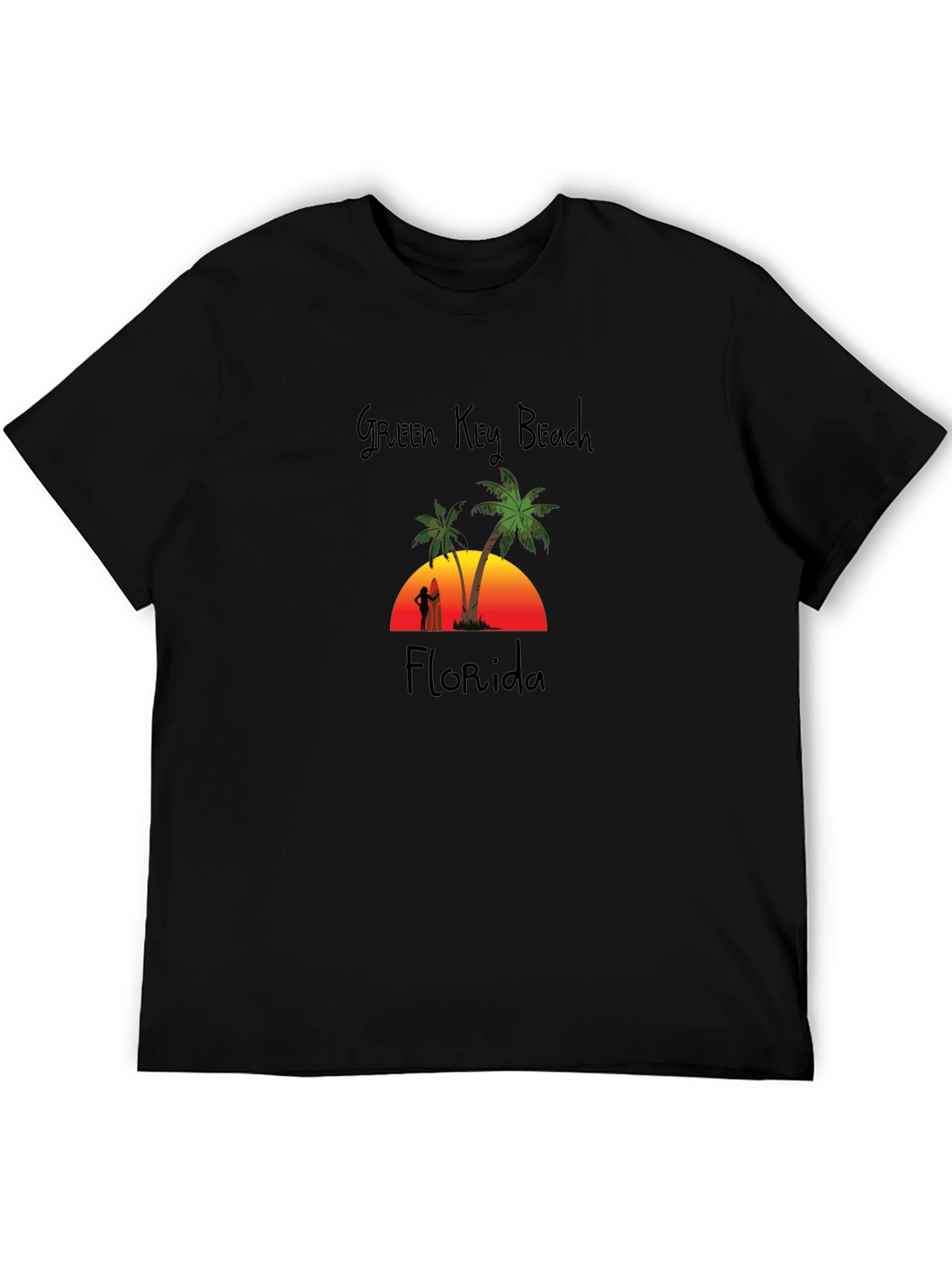 Green Key Beach Florida Graphic Tee