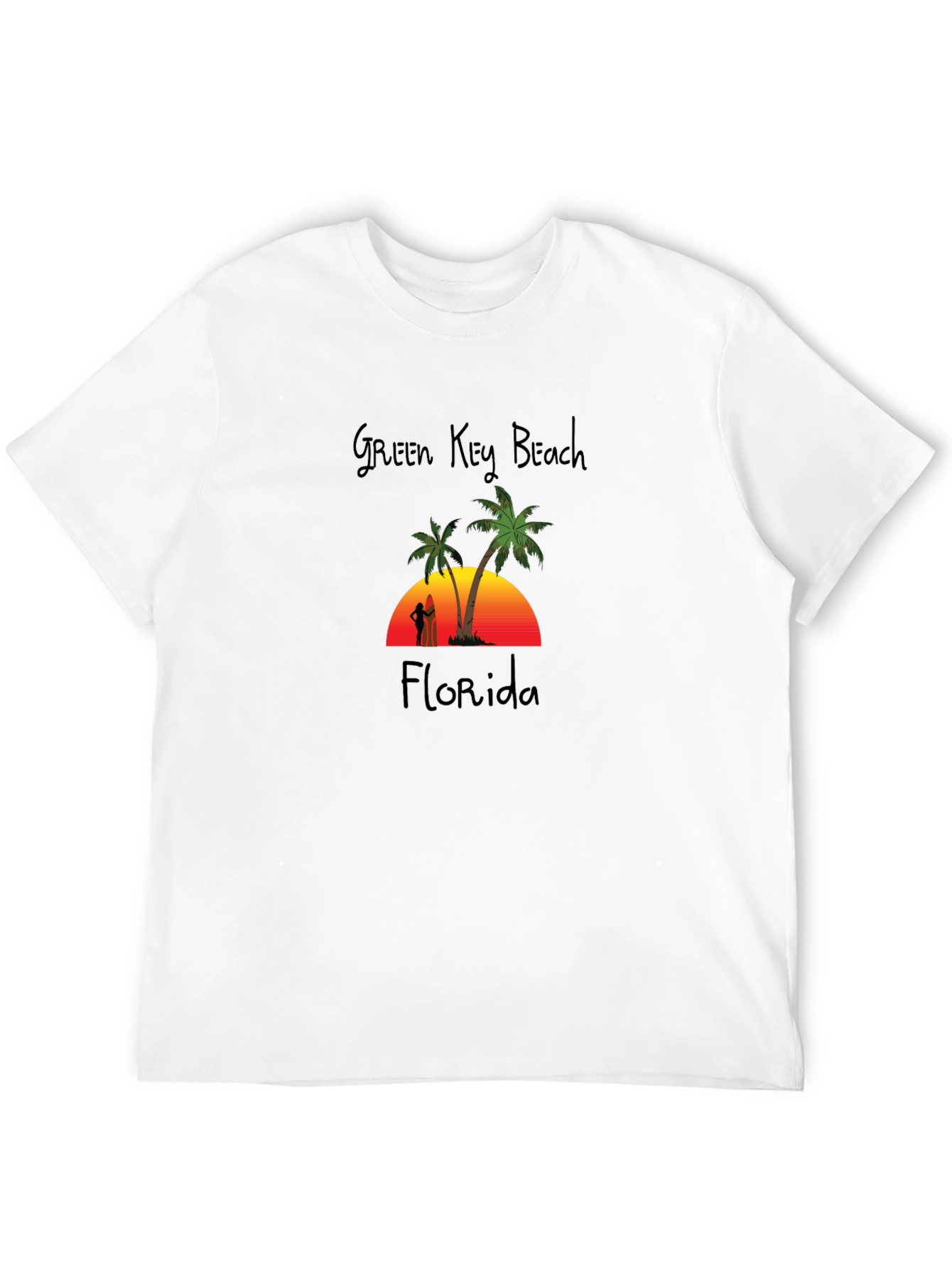 Green Key Beach Florida Graphic Tee
