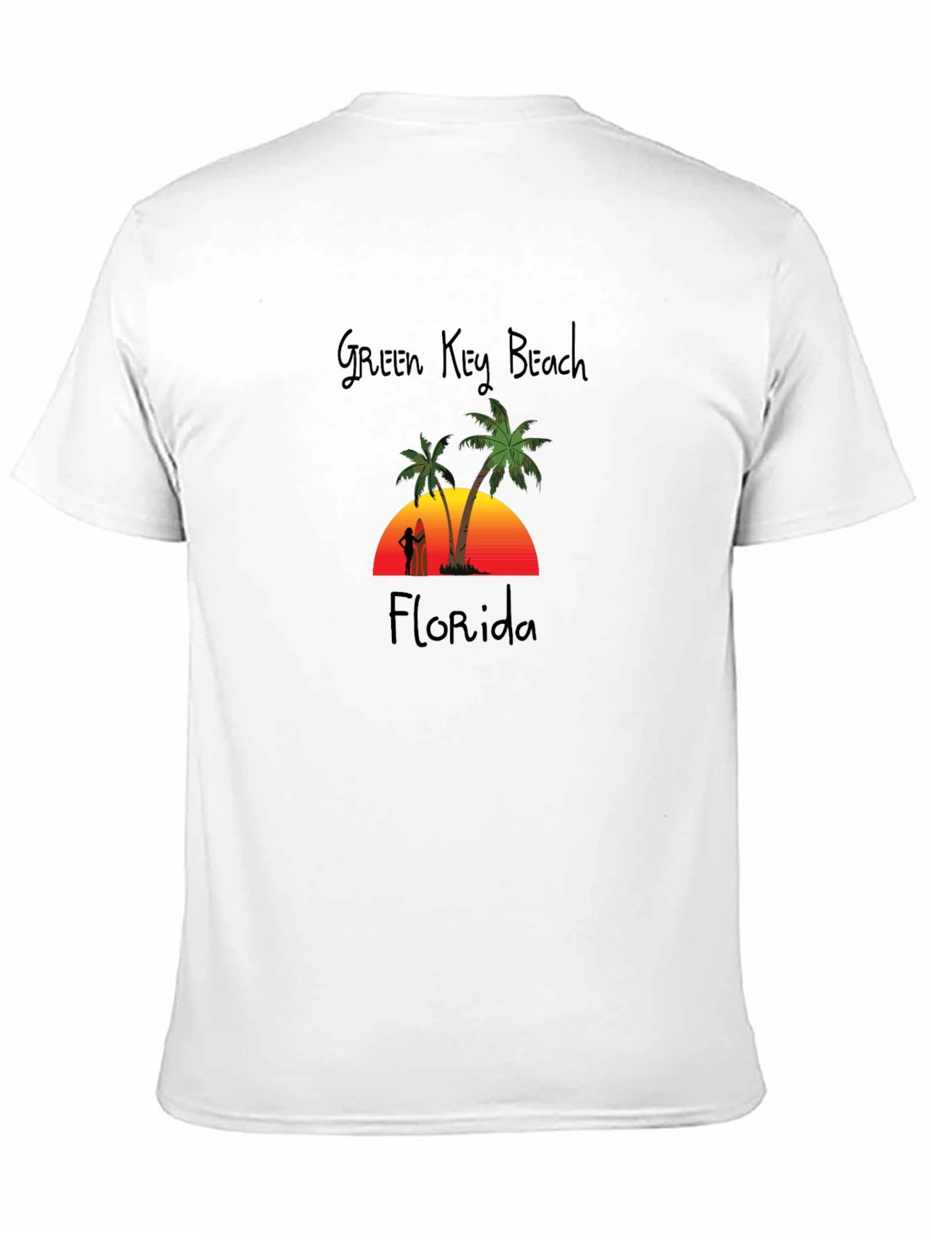 Green Key Beach Florida Graphic Tee