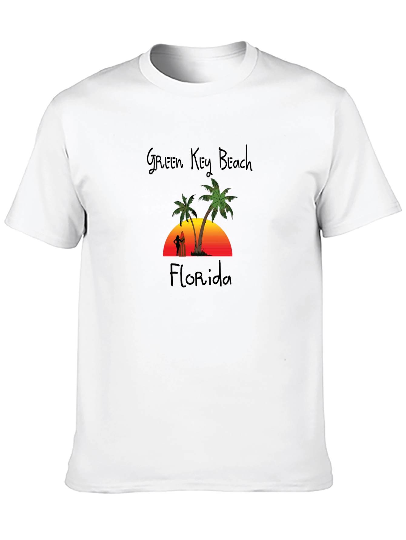 Green Key Beach Florida Graphic Tee