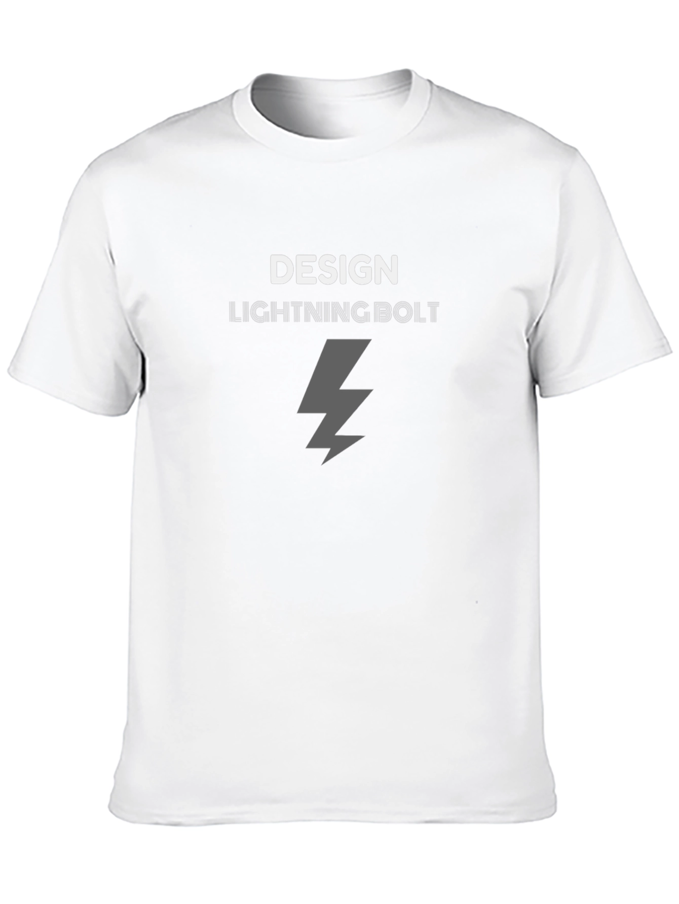 Lightning Bolt Design T-Shirt
