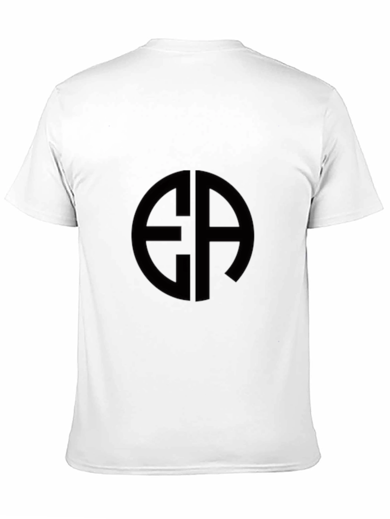 Stylish Black T-Shirt with Unique Circle Design