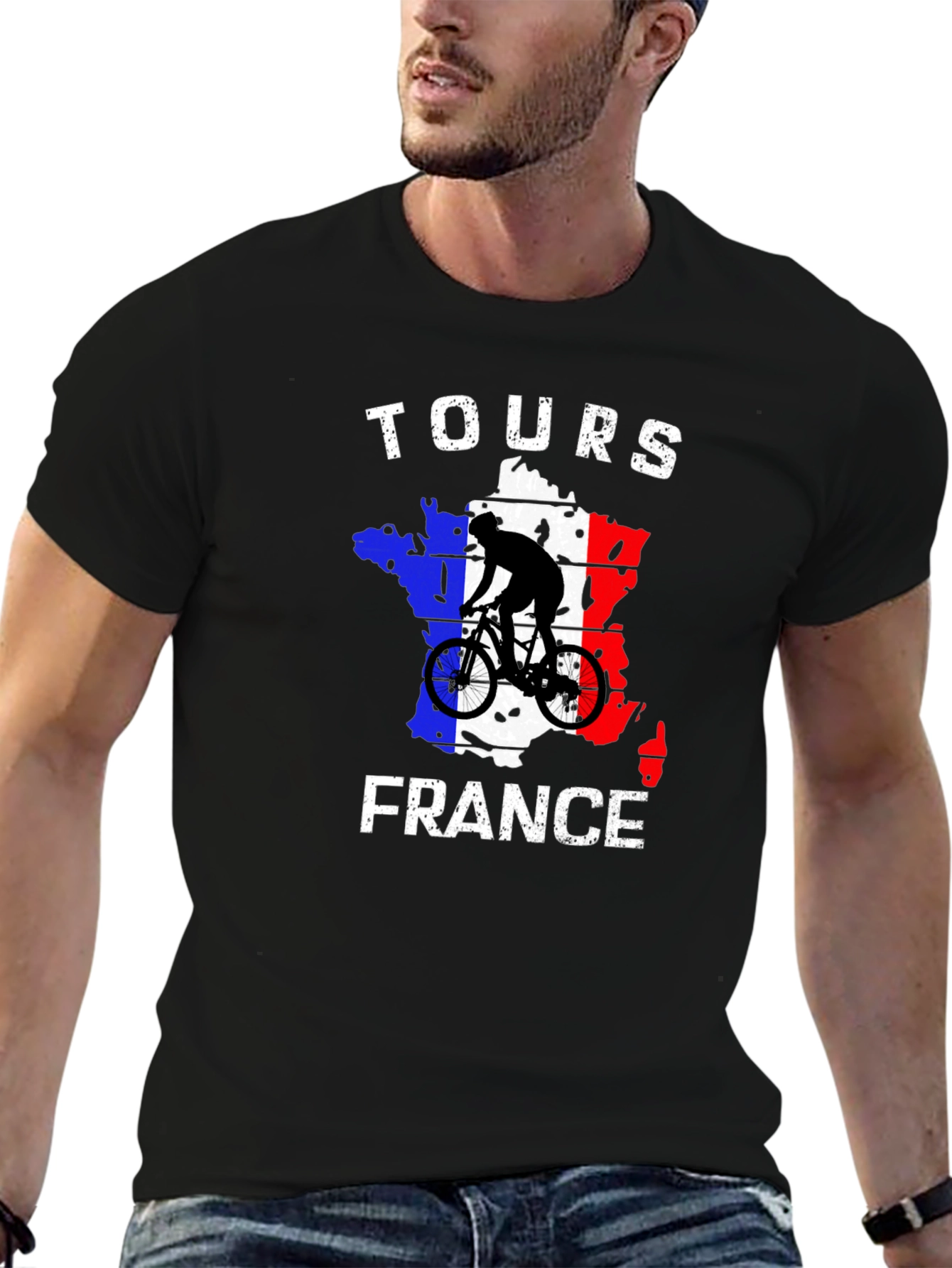 Tours France Cycling T-Shirt
