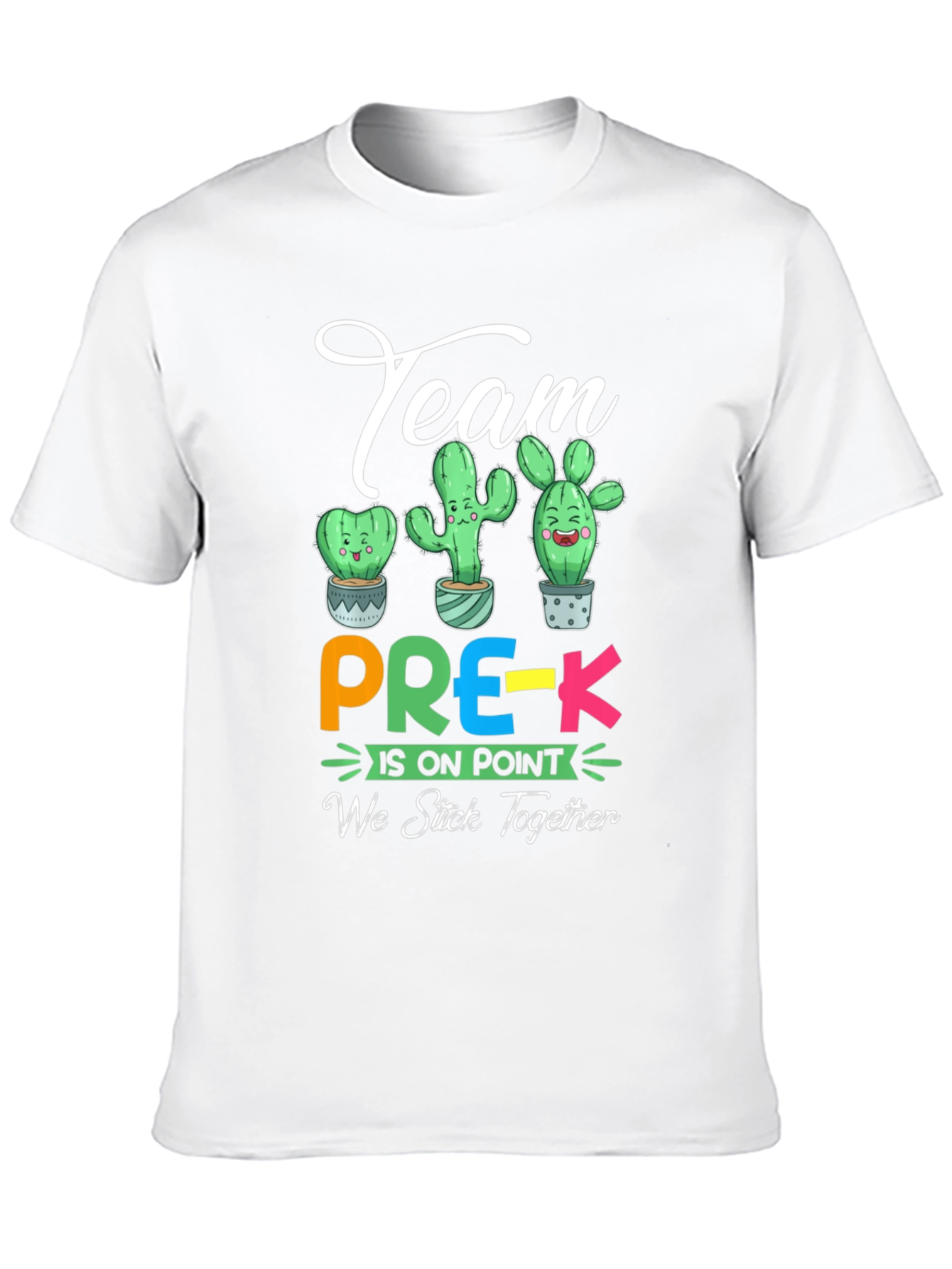 Team Pre-K Cactus Graphic T-Shirt