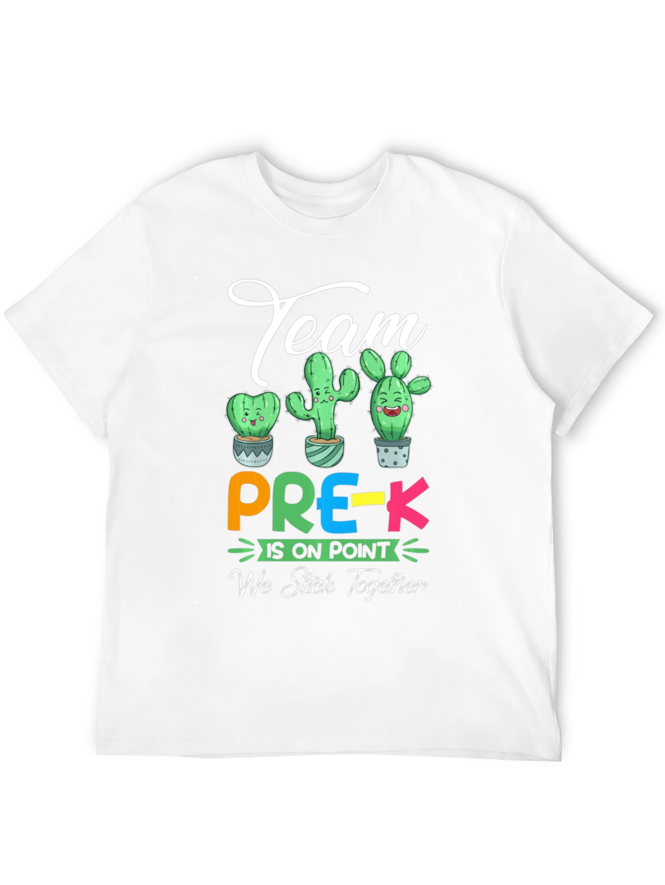 Team Pre-K Cactus Graphic T-Shirt