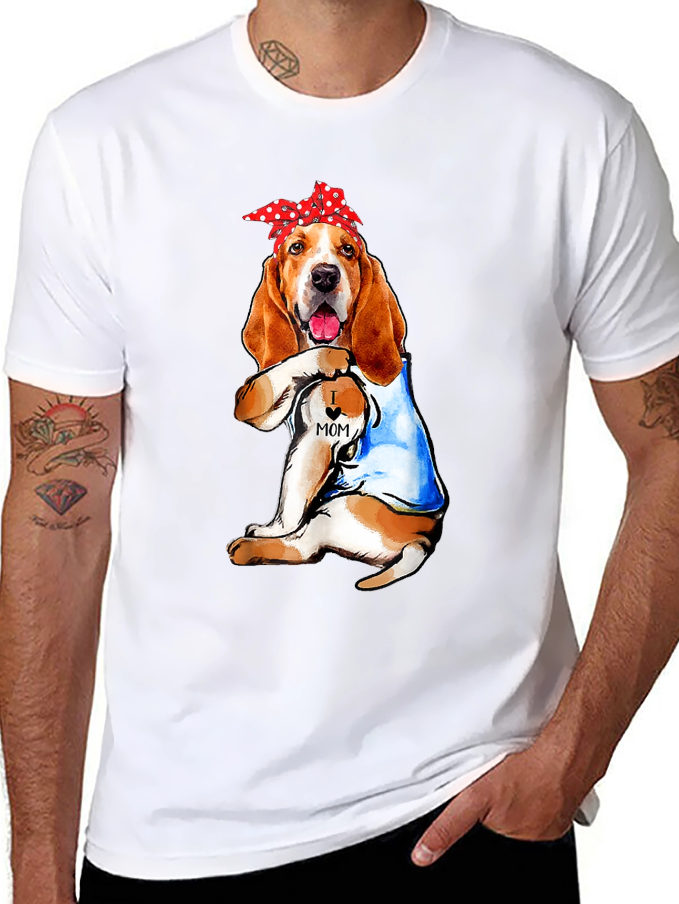 Dog Mom Graphic T-Shirt