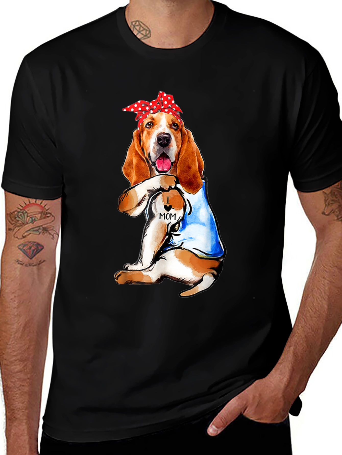 Dog Mom Graphic T-Shirt
