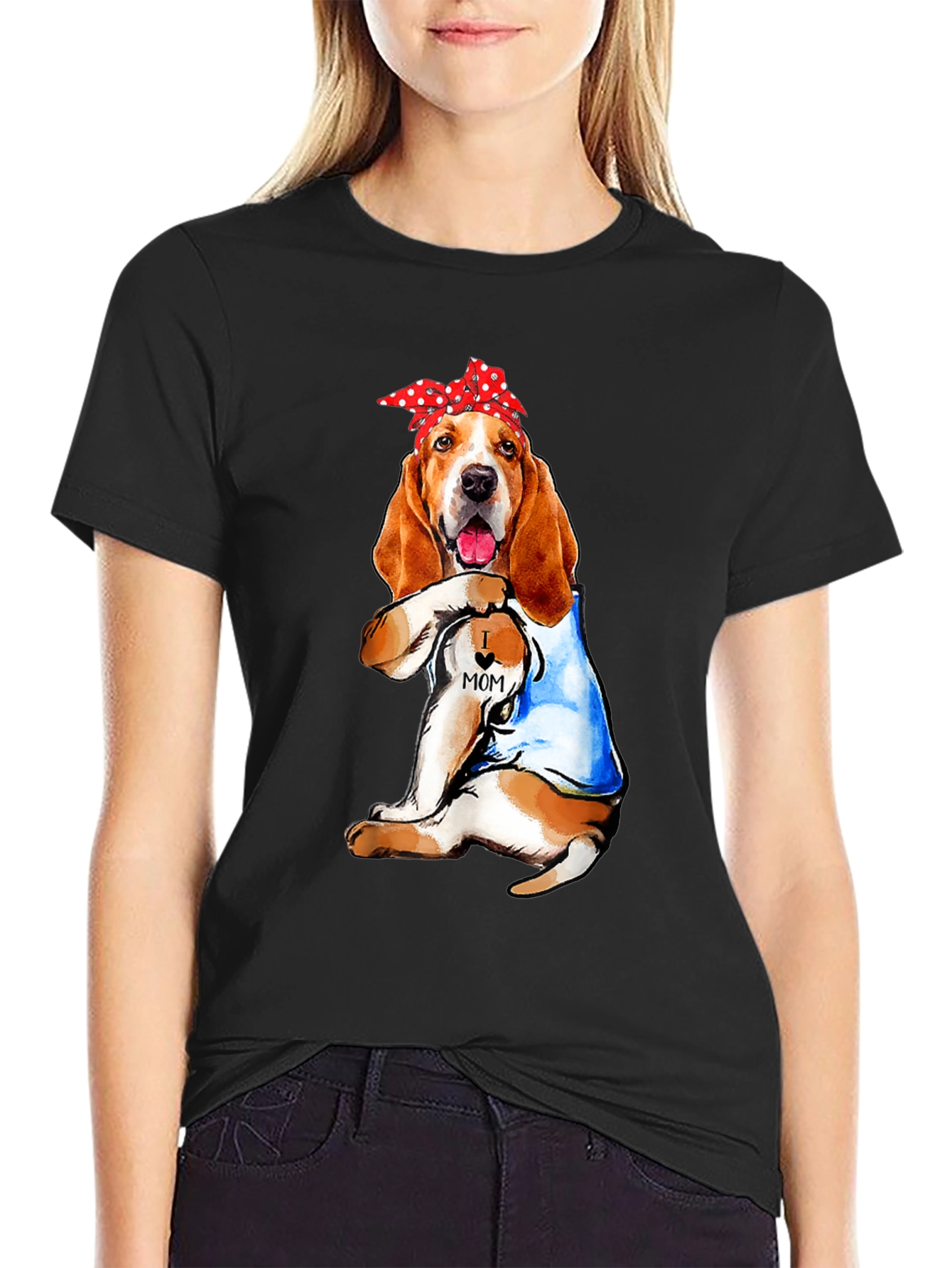 Dog Mom Graphic T-Shirt