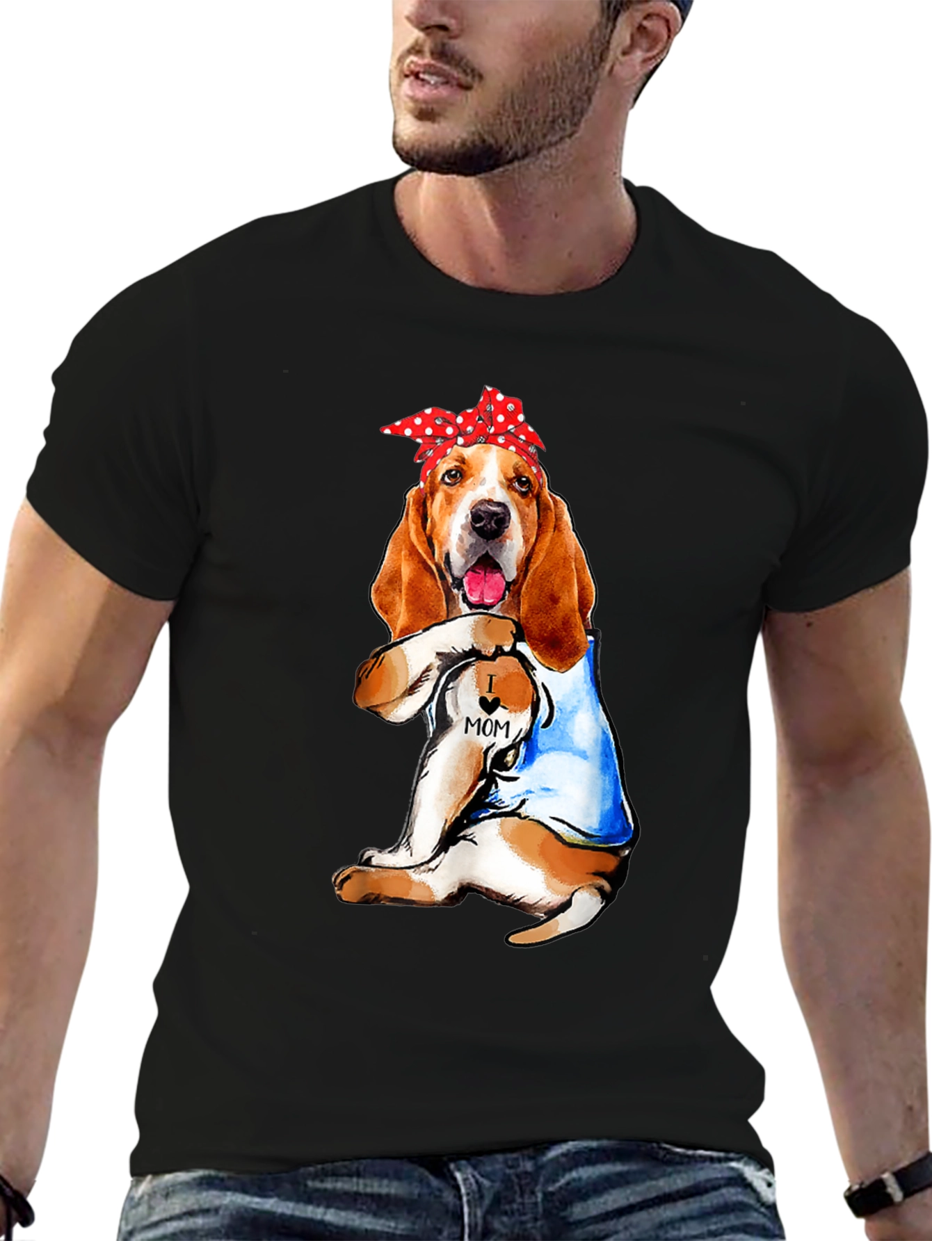 Dog Mom Graphic T-Shirt