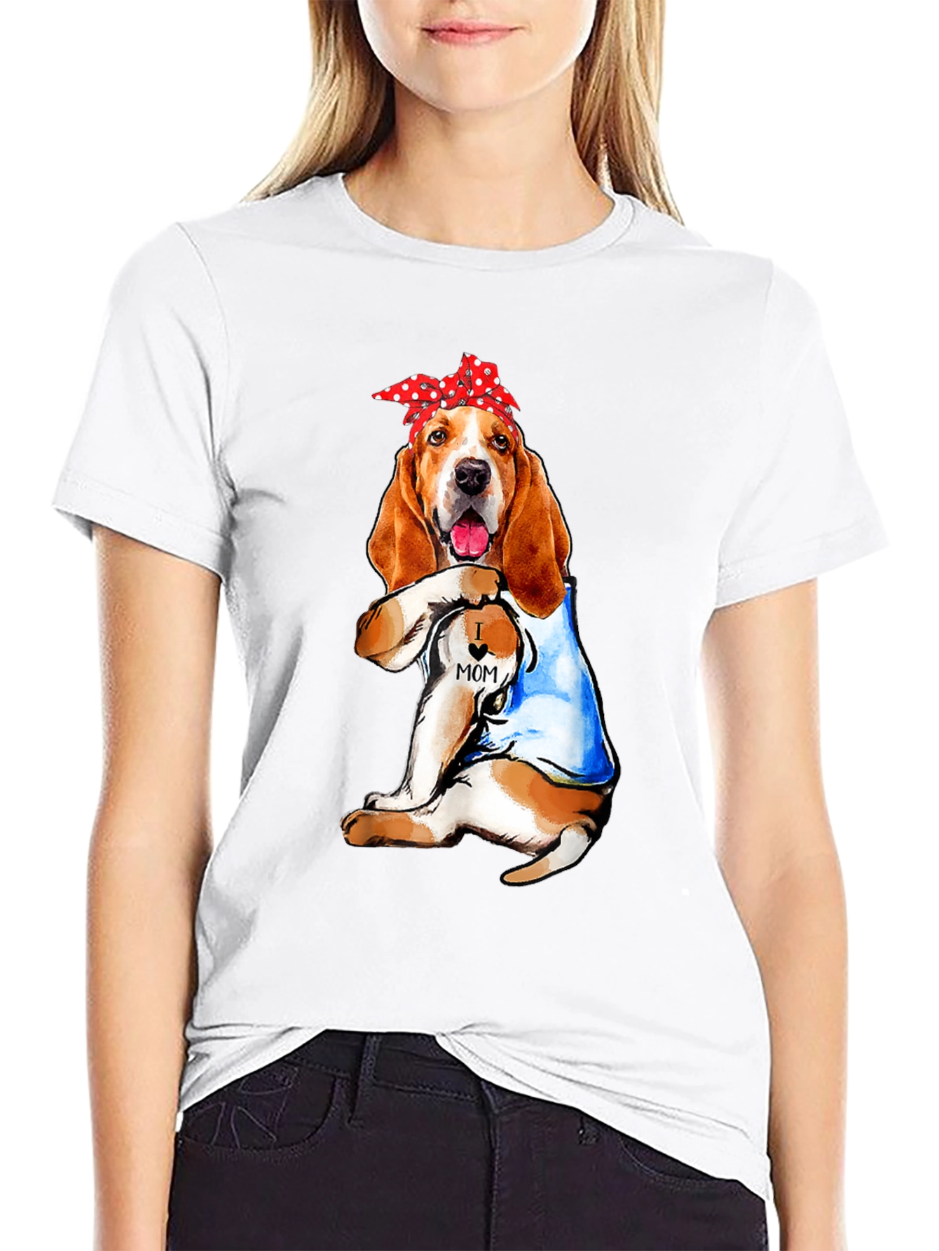 Dog Mom Graphic T-Shirt