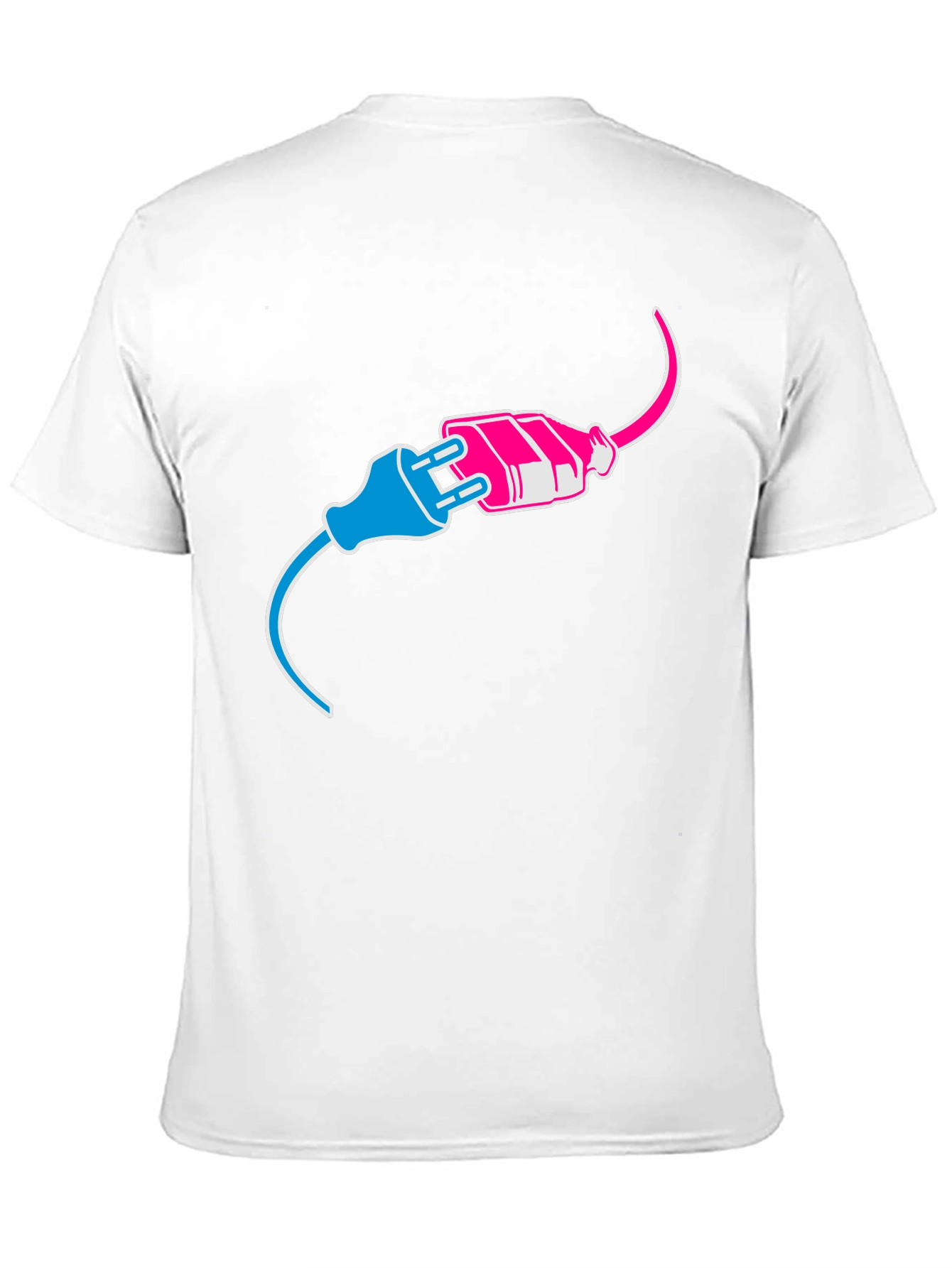 Funny Electrical Plug Bi Pride T-Shirt