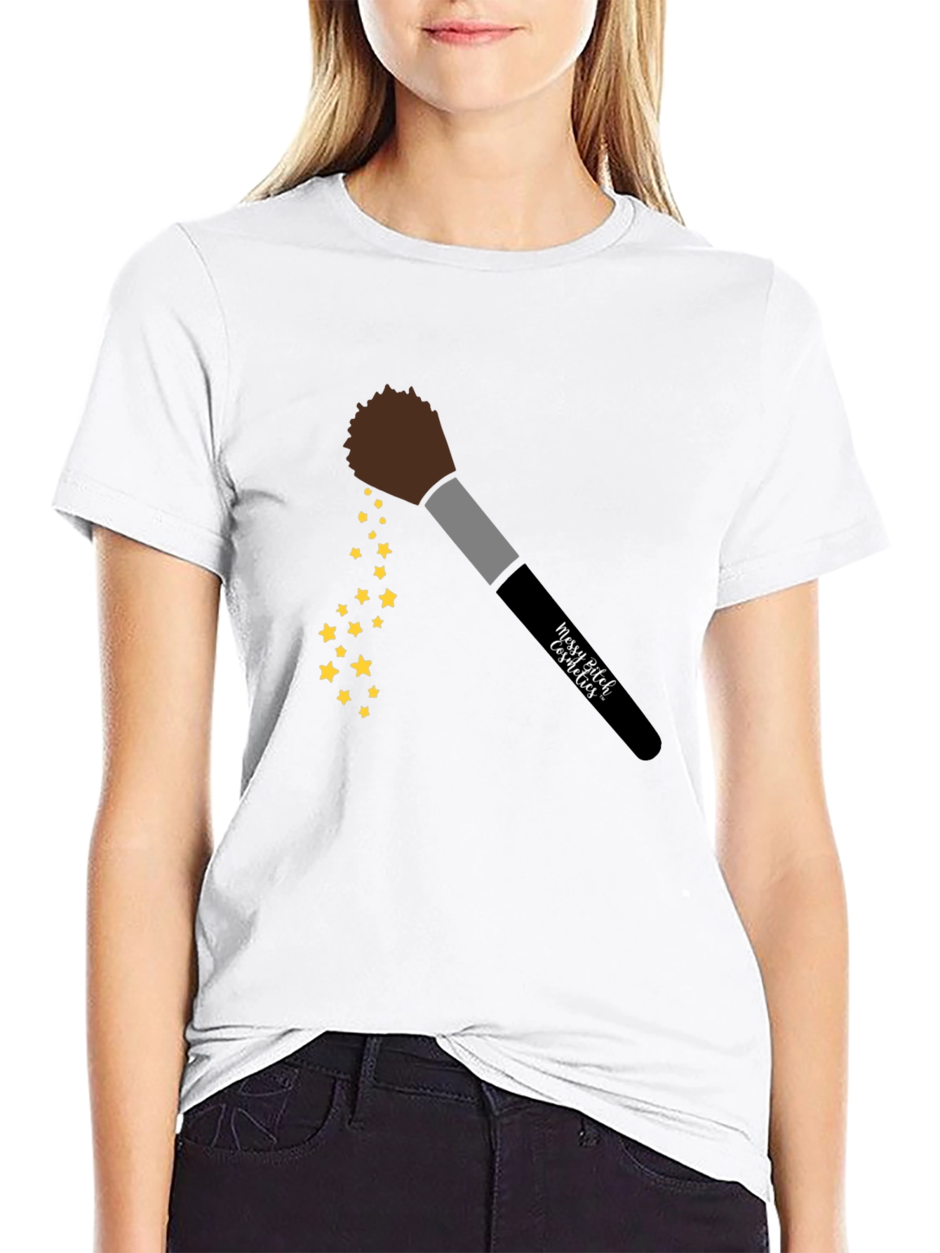 Messy Bitch Cosmetics Brush Tee